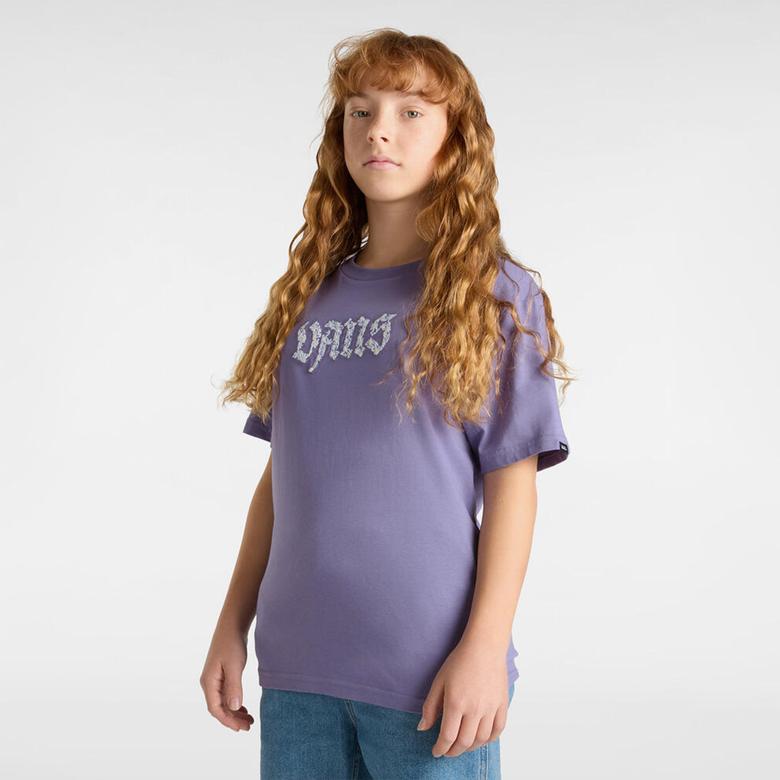 Vans Daisy Break Ss Çocuk Mor T-Shirt