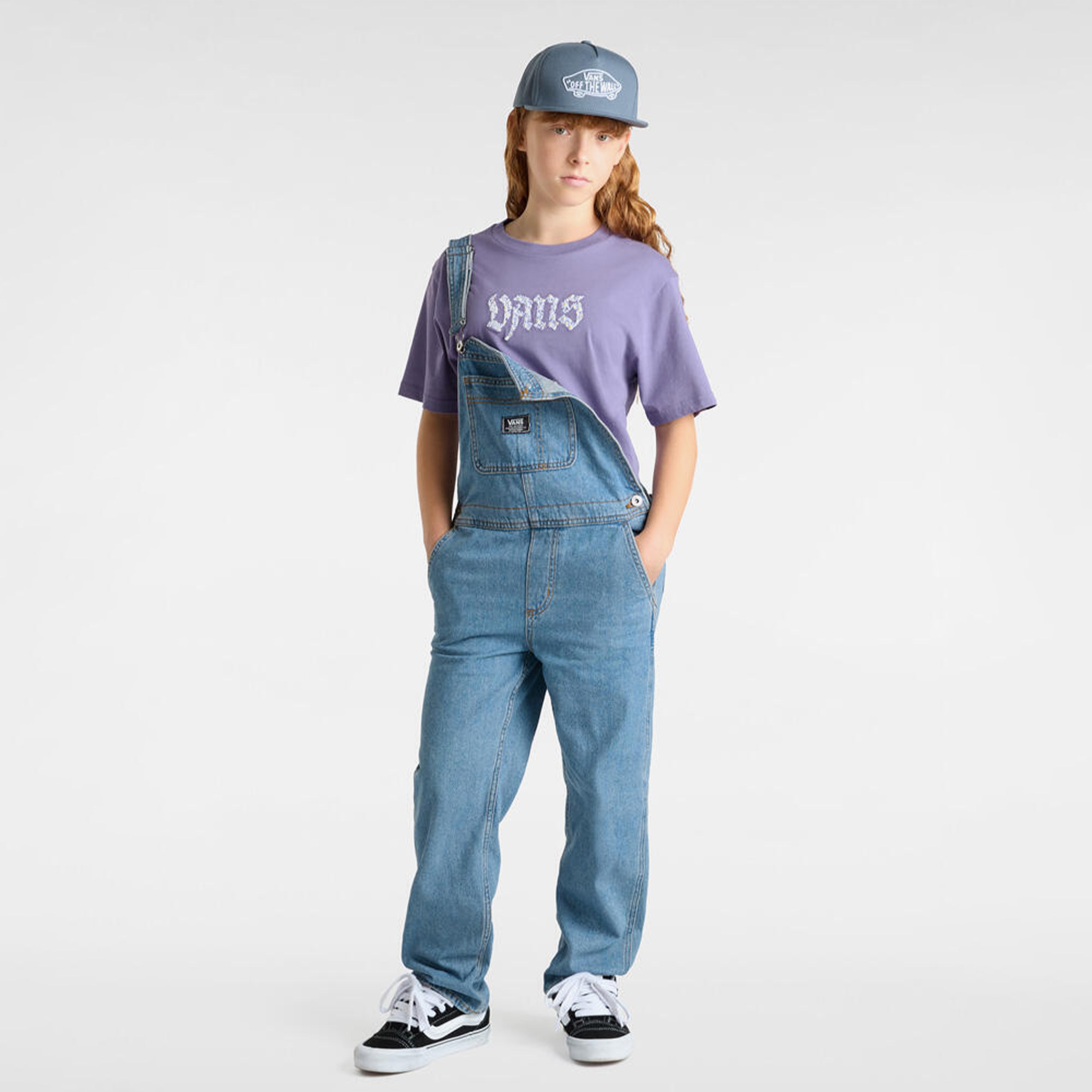 Vans Daisy Break Ss Çocuk Mor T-Shirt