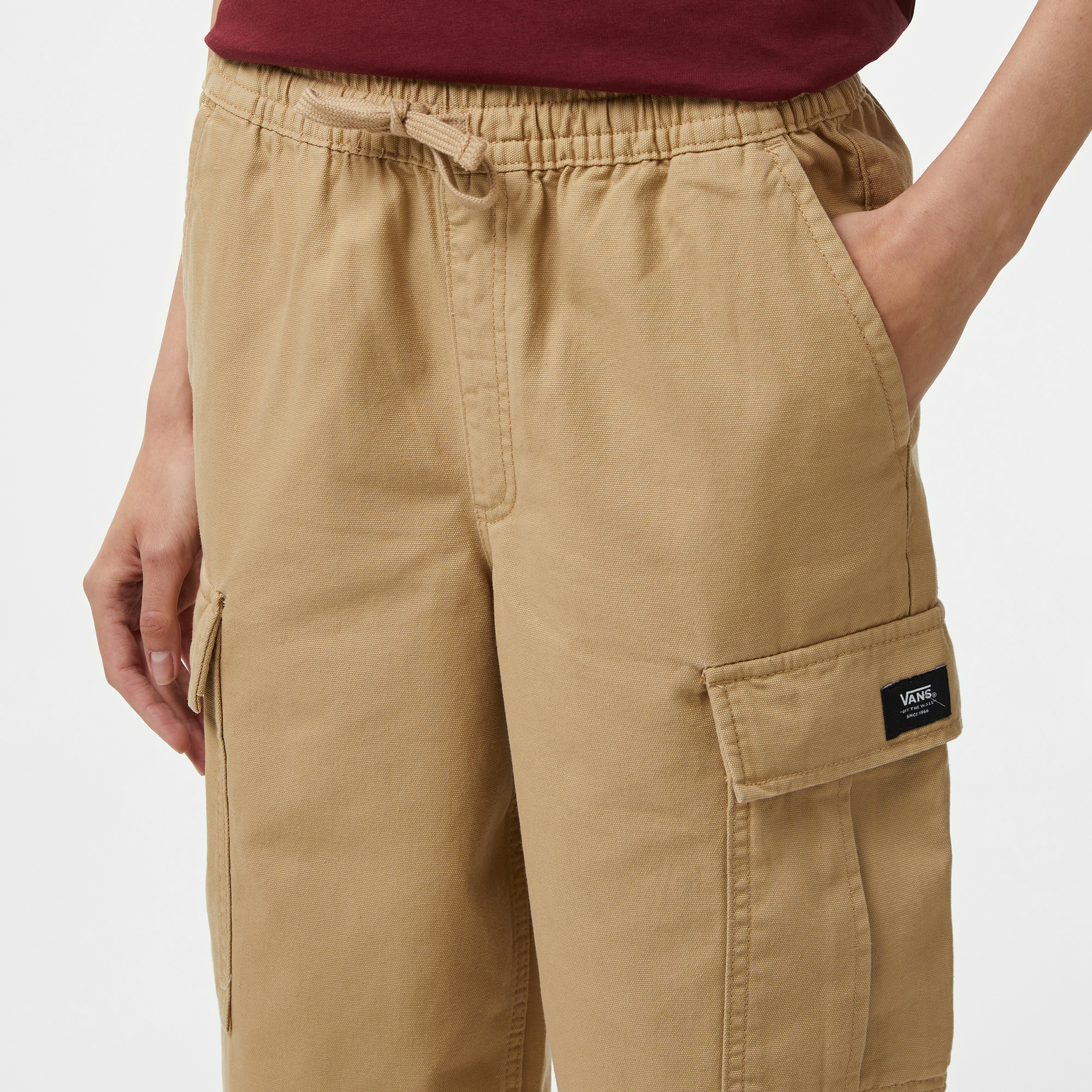 Vans By Range Cargo Baggy Tapered Çocuk Krem Pantolon