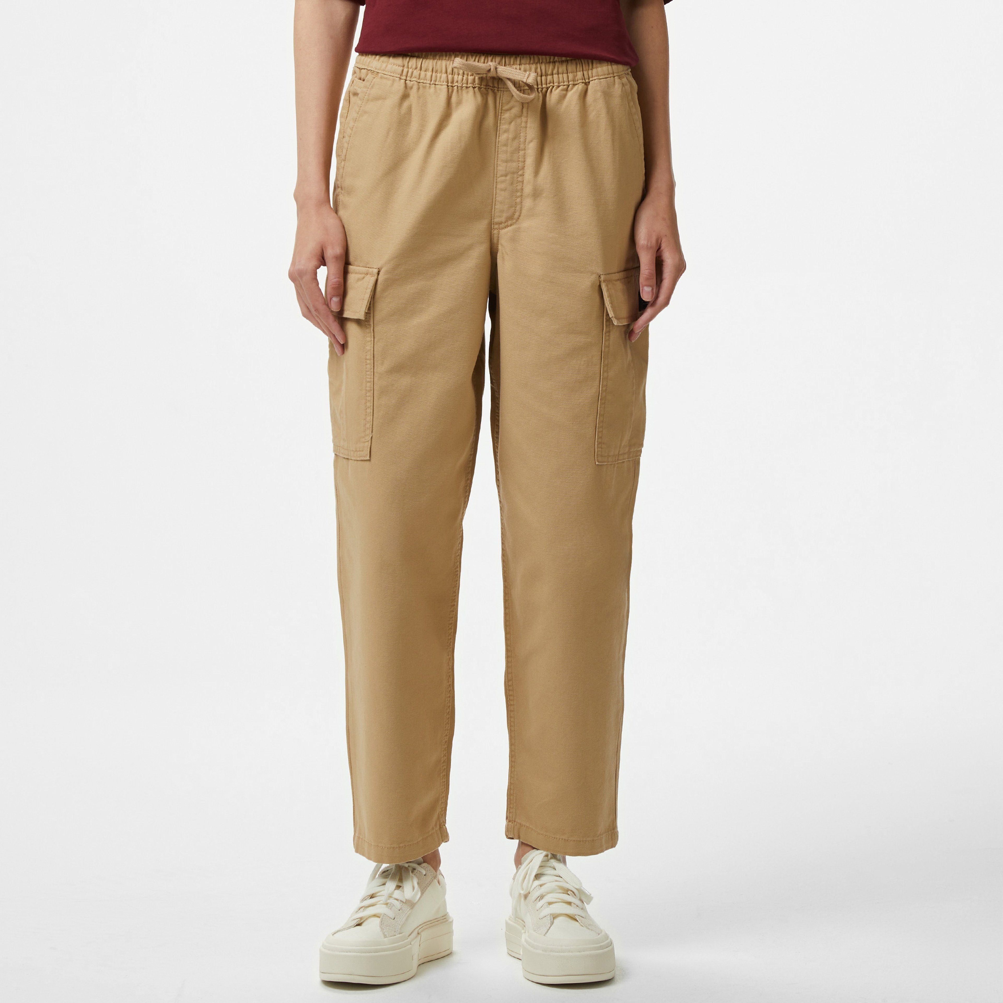 Vans By Range Cargo Baggy Tapered Çocuk Krem Pantolon