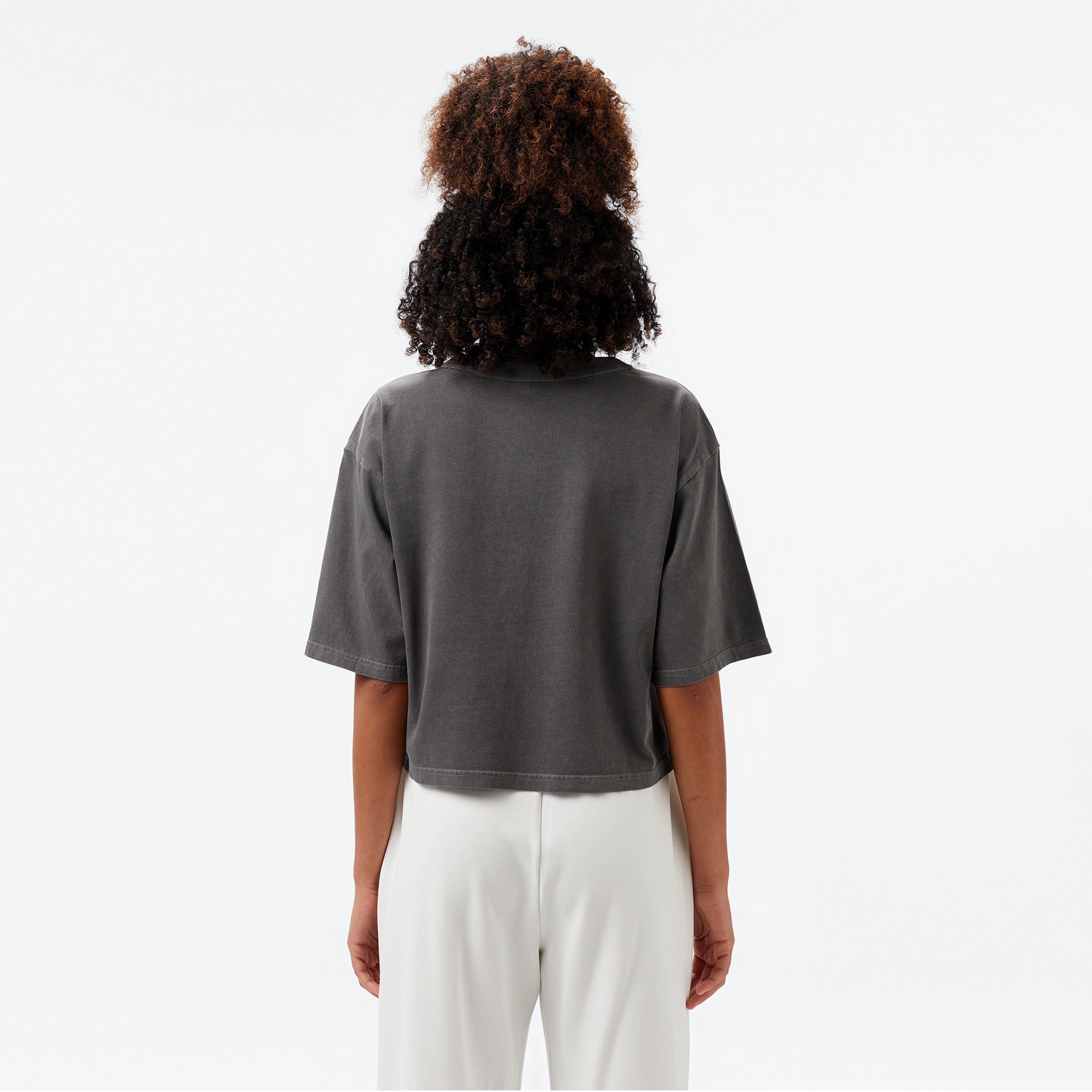 Vans Mte Wildthorn Reflective Boxy Kadın Gri T-Shirt