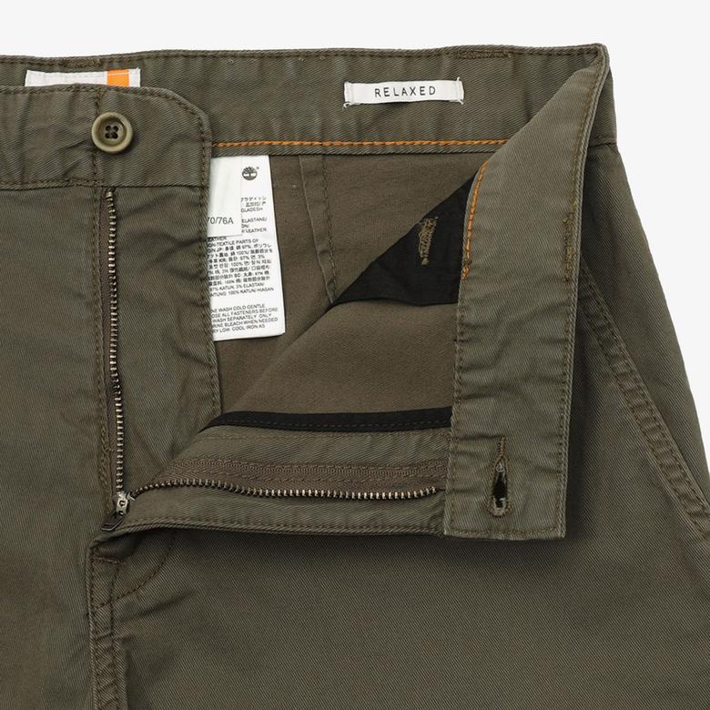 Timberland Brookline Twill Cargo Erkek Haki Pantolon