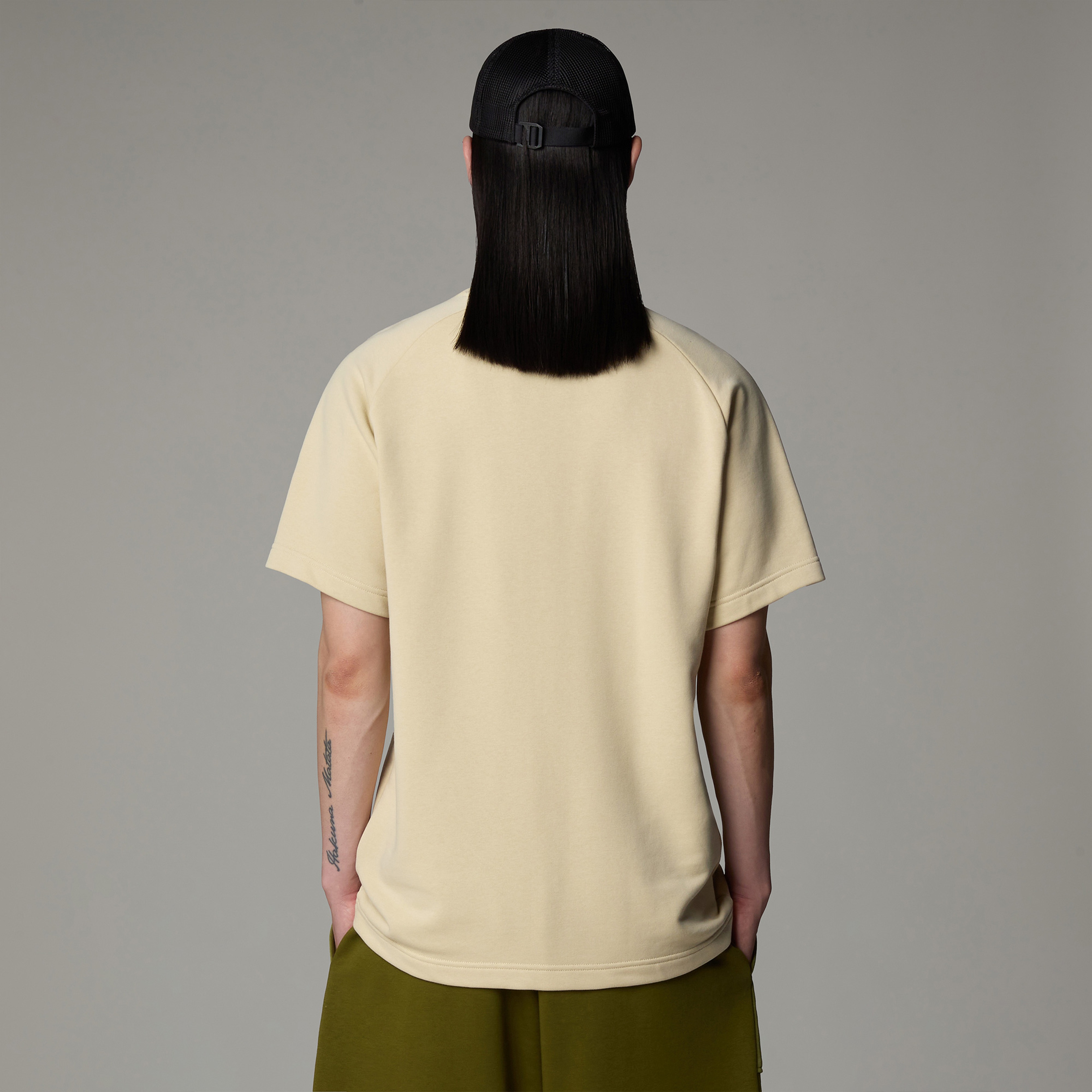 The North Face Terry Relaxed Erkek Krem T-Shirt