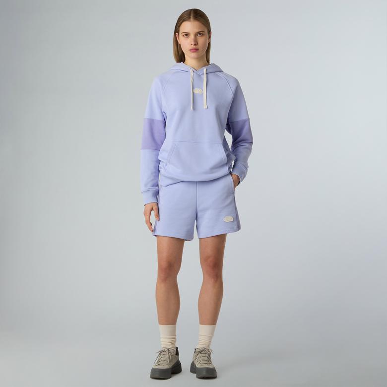 The North Face Terry Relaxed Kadın Mavi Outdoor Sweatshirt