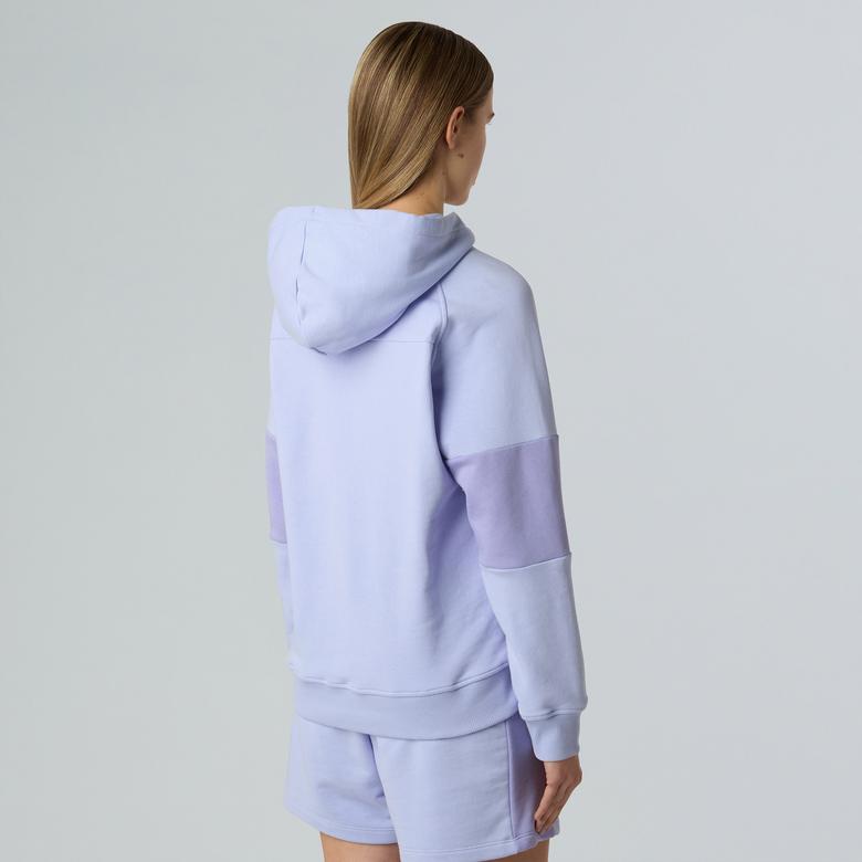 The North Face Terry Relaxed Kadın Mavi Outdoor Sweatshirt