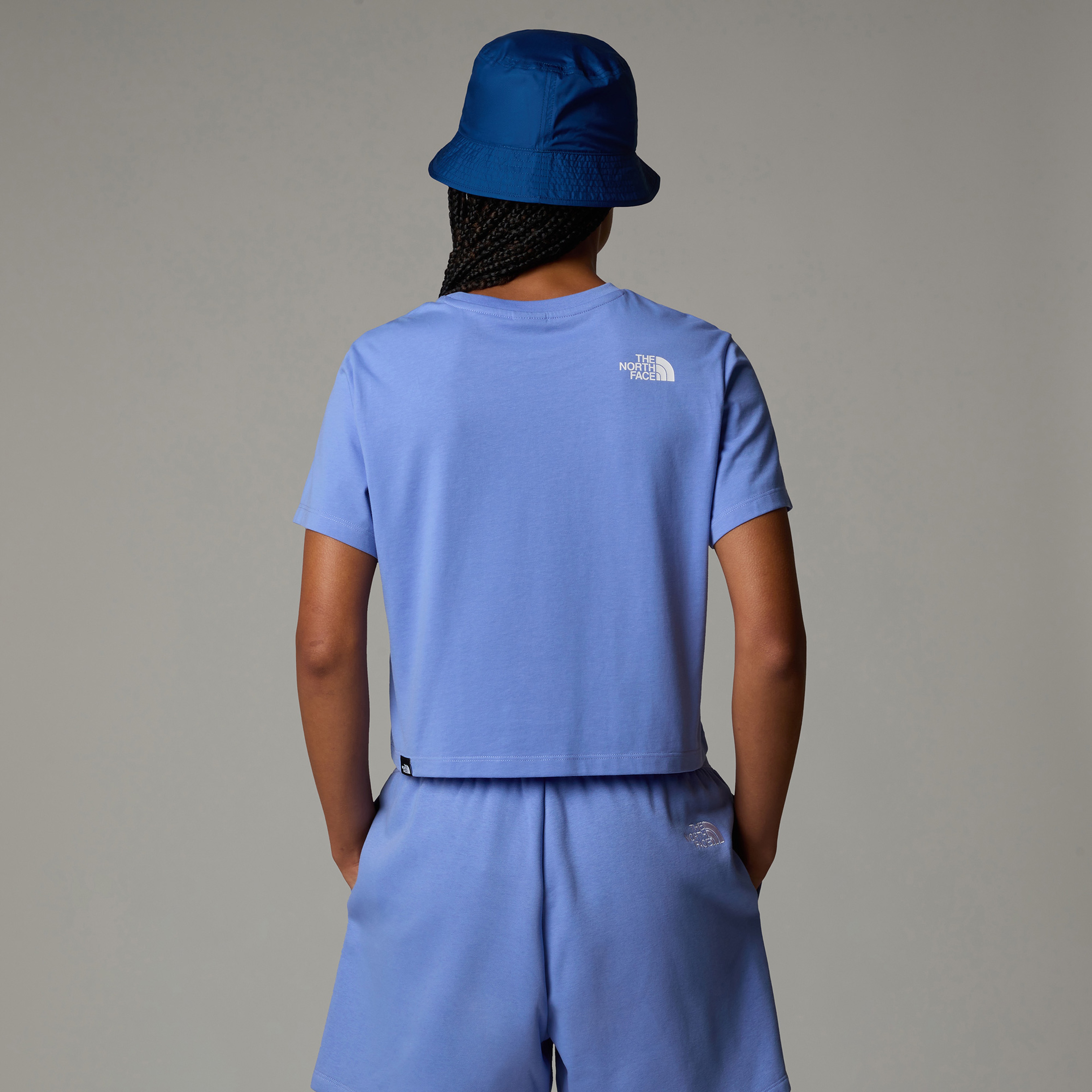 The North Face Sımple Dome Cropped Slim Kadın Mavi T-Shirt