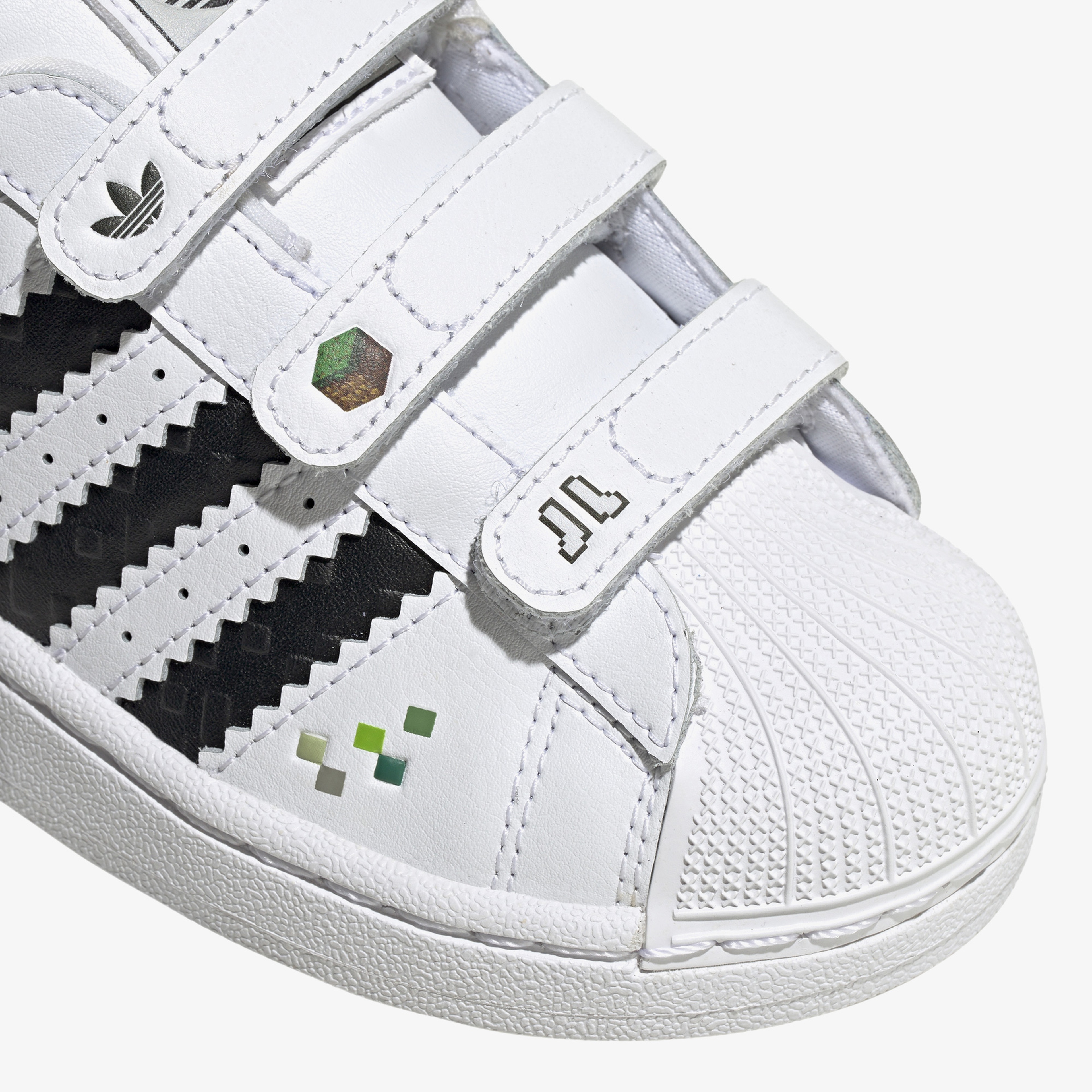 adidas Originals Superstar II X Minecraft Beyaz Çocuk Spor Ayakkabı