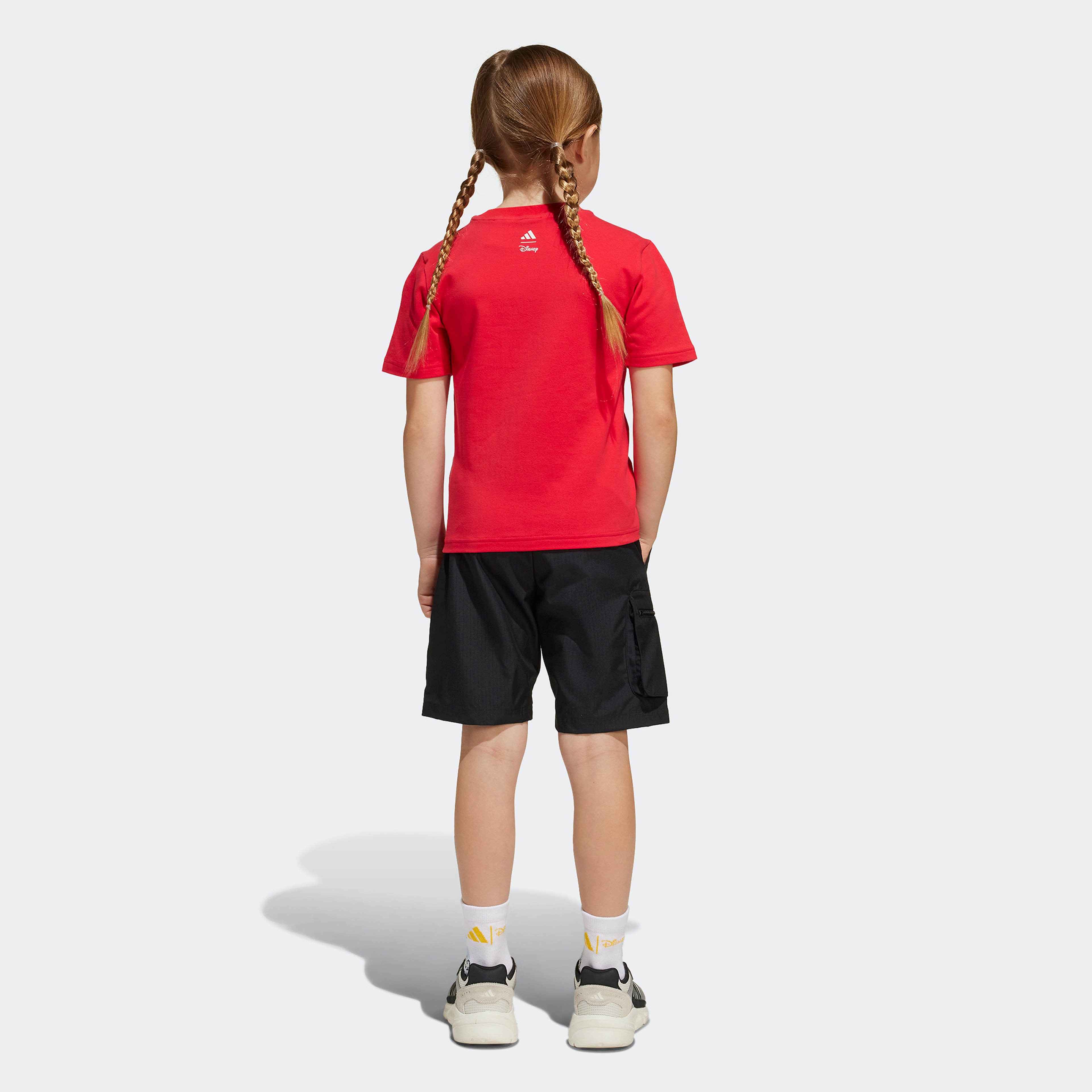 adidas Disney Goofie Çocuk Kırmızı/Siyah Şort Takımı