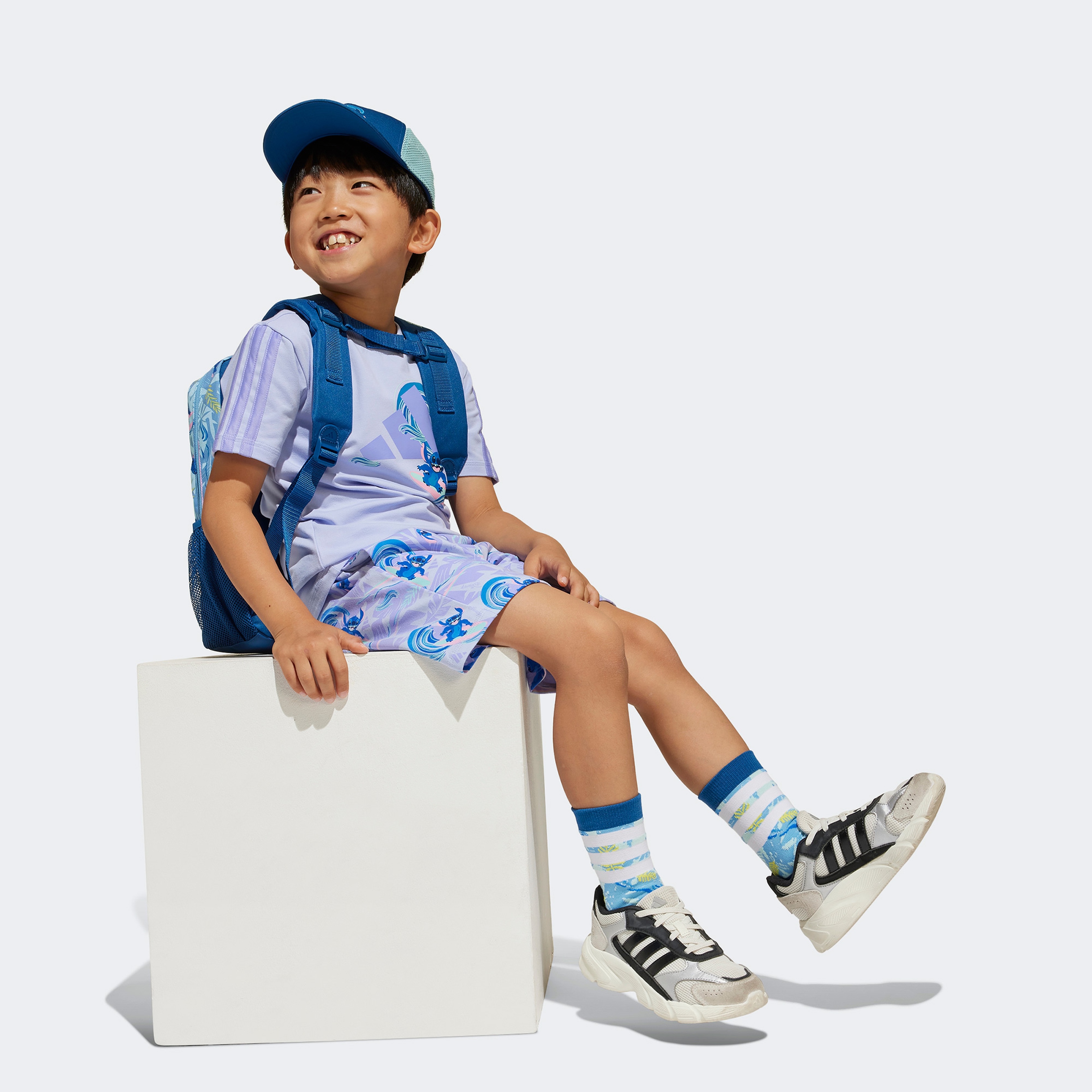 adidas Disney Lilo&Stich Çocuk Mor T-Shirt