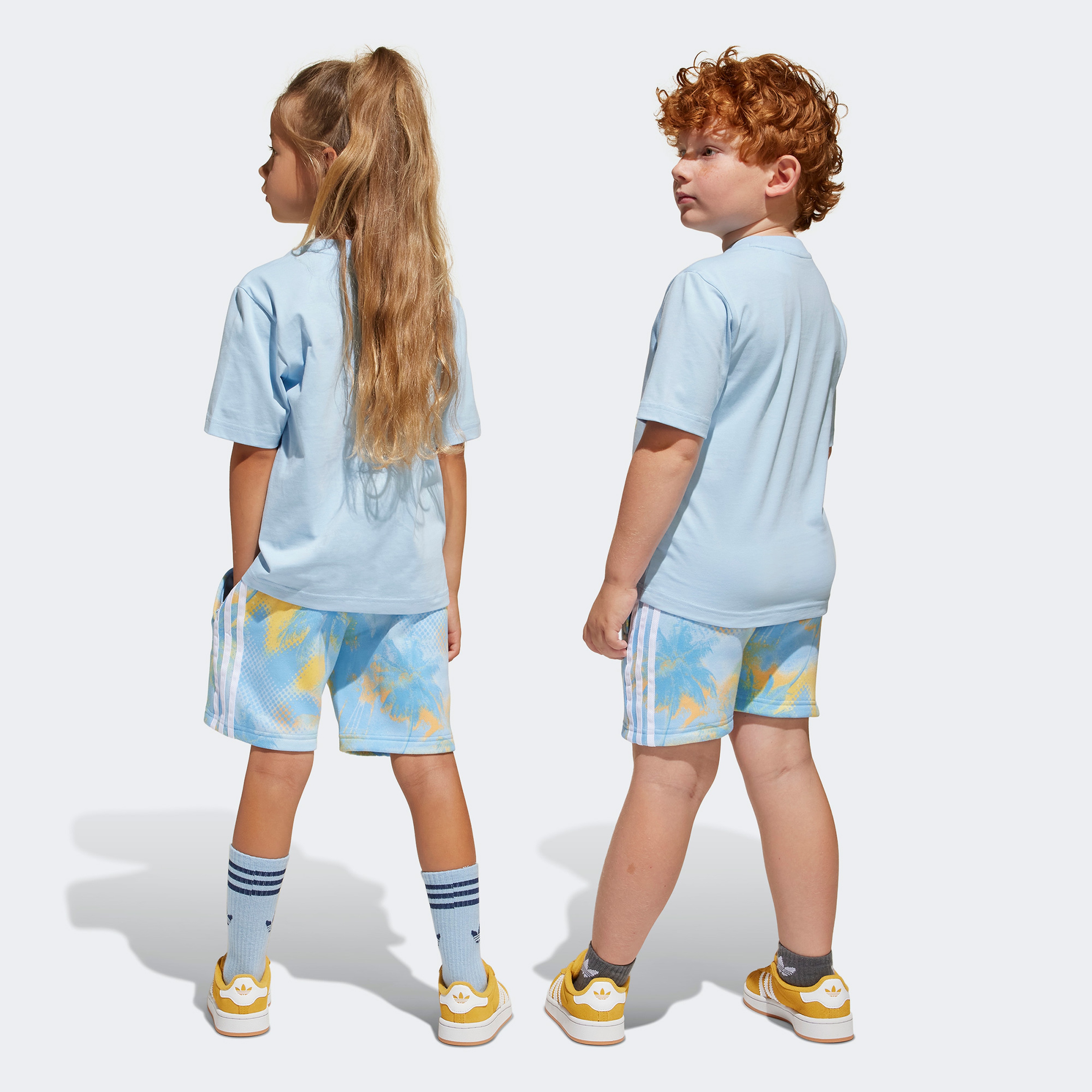 adidas Originals Çocuk Mavi Şort Takım