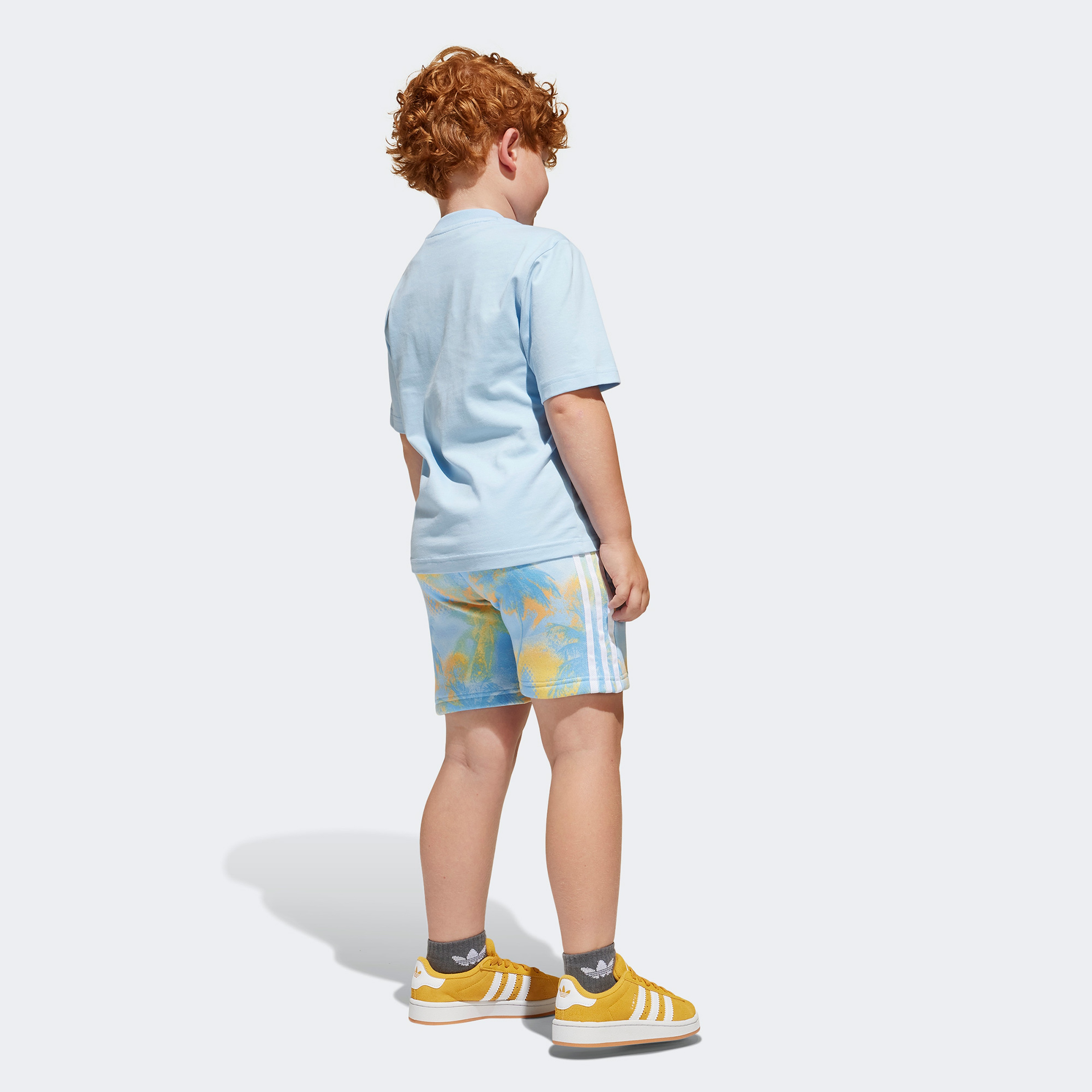 adidas Originals Çocuk Mavi Şort Takım