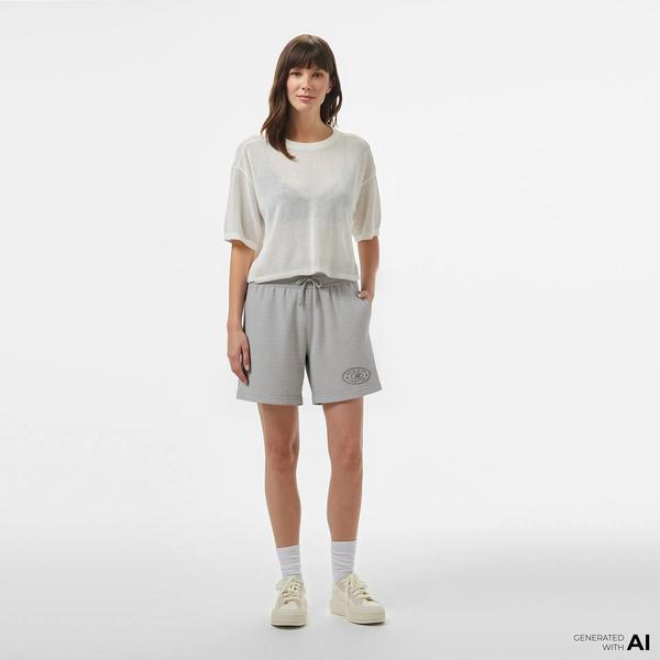 New Balance Lifestyle Kadın Gri Şort