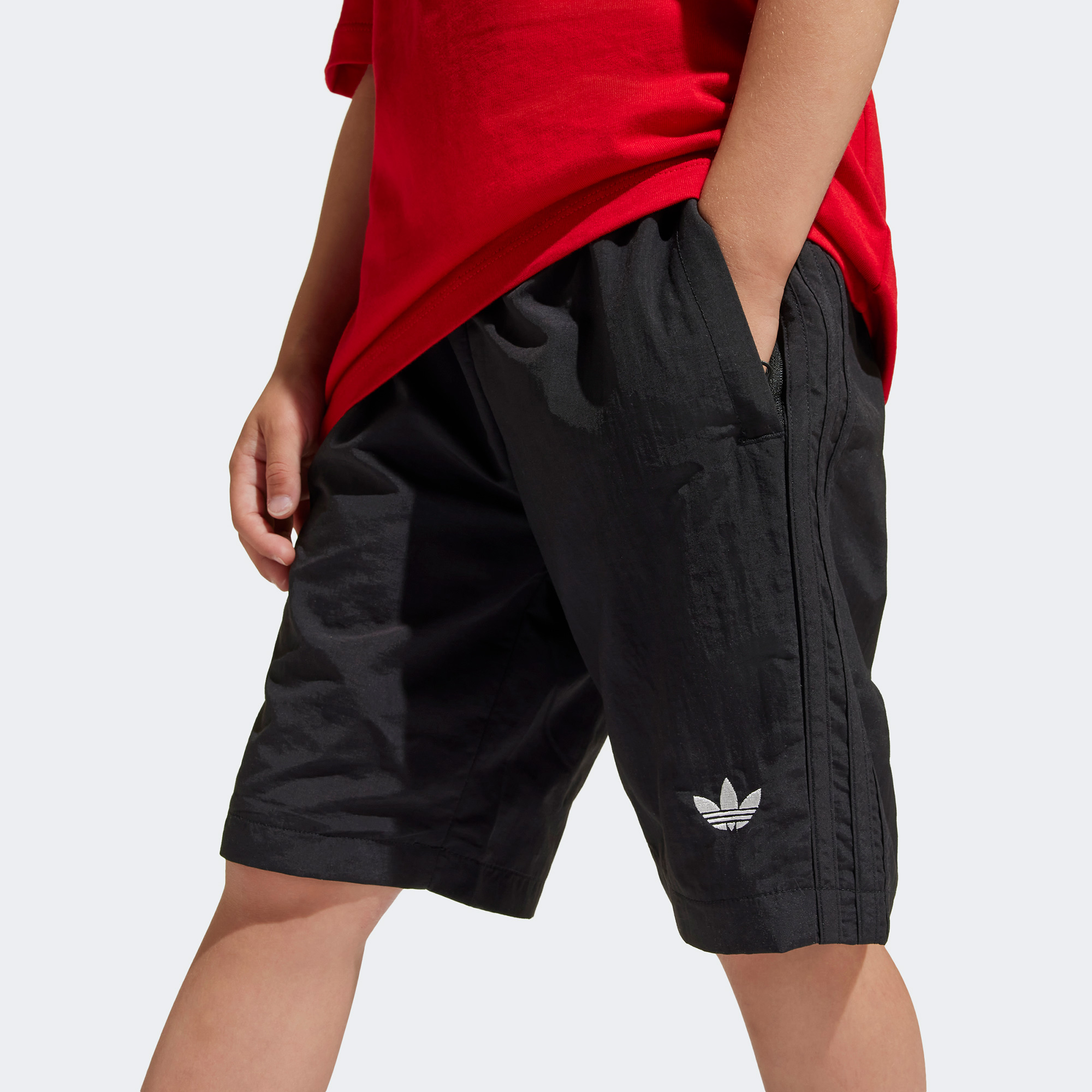 adidas Short Set Çocuk Kırmızı Şort Takımı