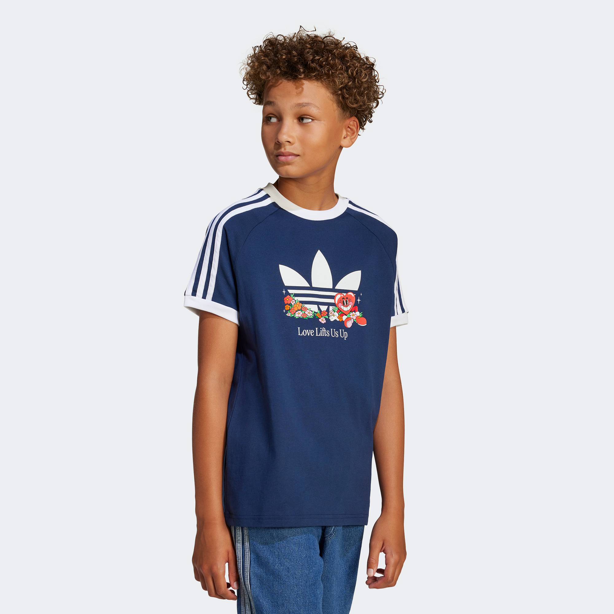 adidas Originals Loose Çocuk Mavi T-Shirt12-13 YaşJD0389| Occasion