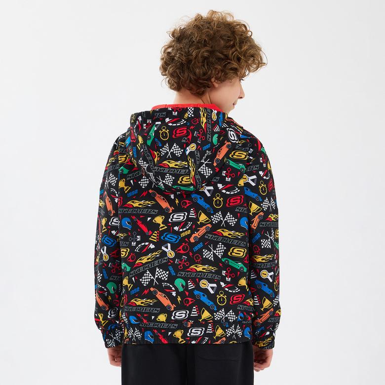 Skechers Micro Collection Full Zip Çocuk Renkli Ceket