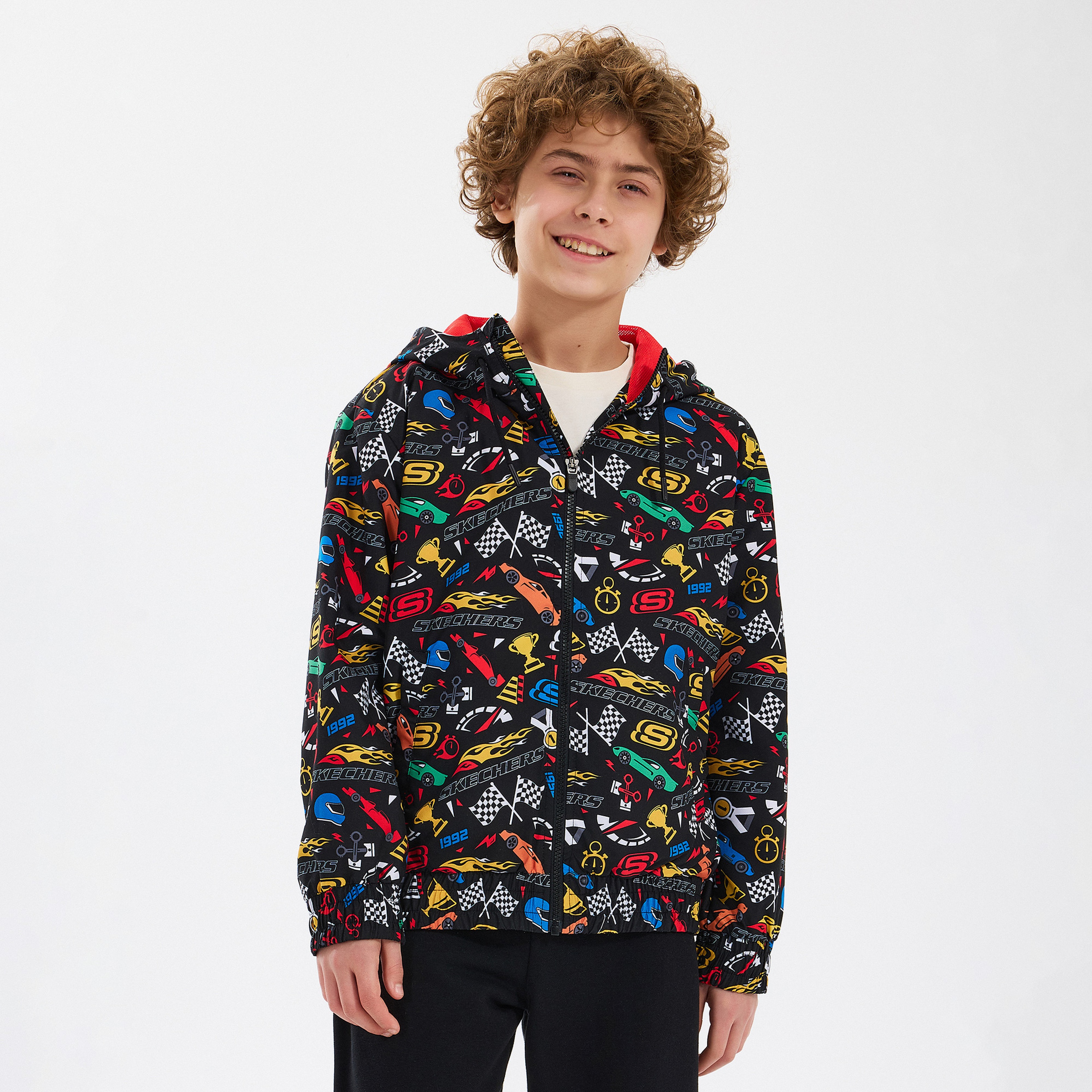 Skechers Micro Collection Full Zip Çocuk Renkli Ceket