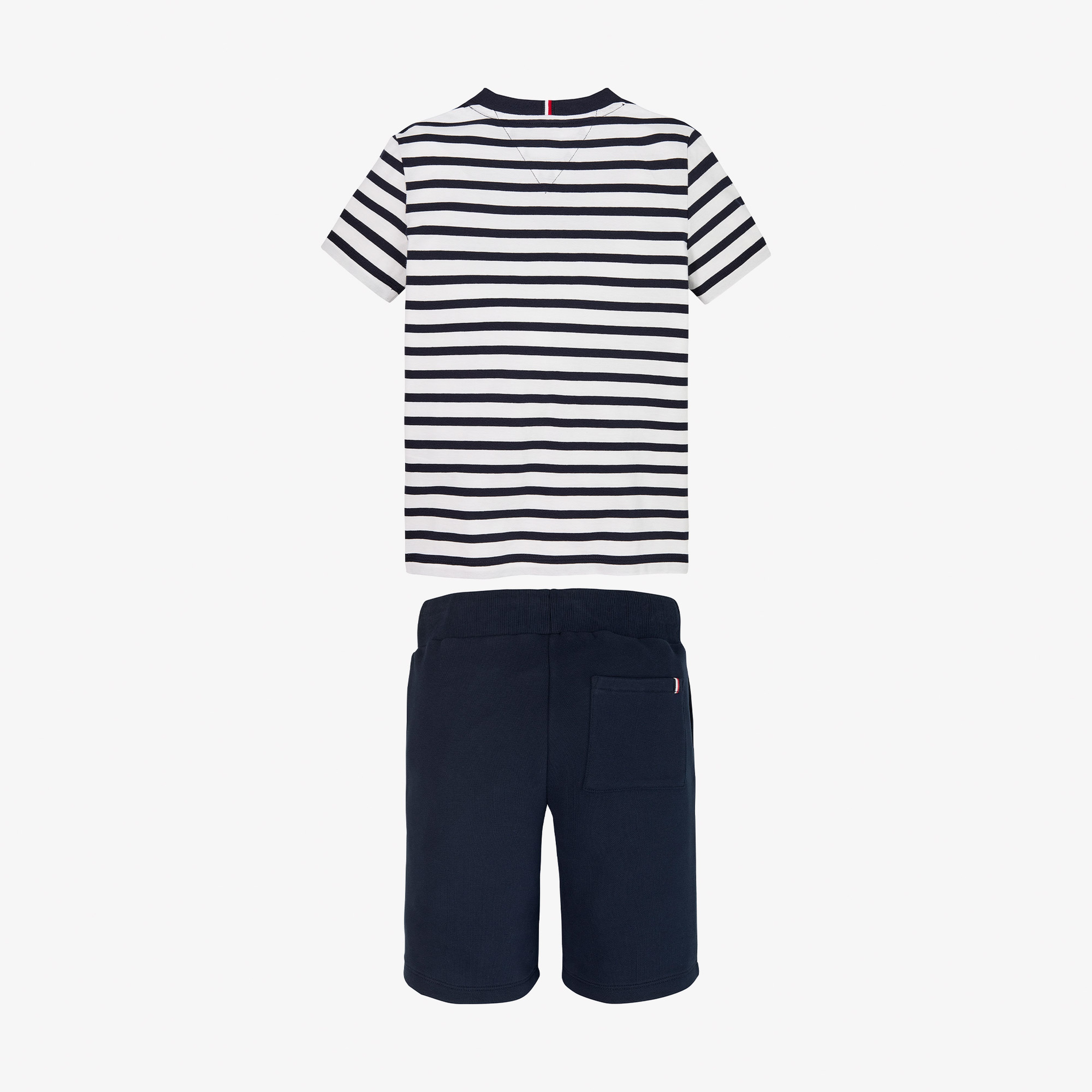 Tommy Hilfiger Çocuk Beyaz/Lacivert Şort Takım