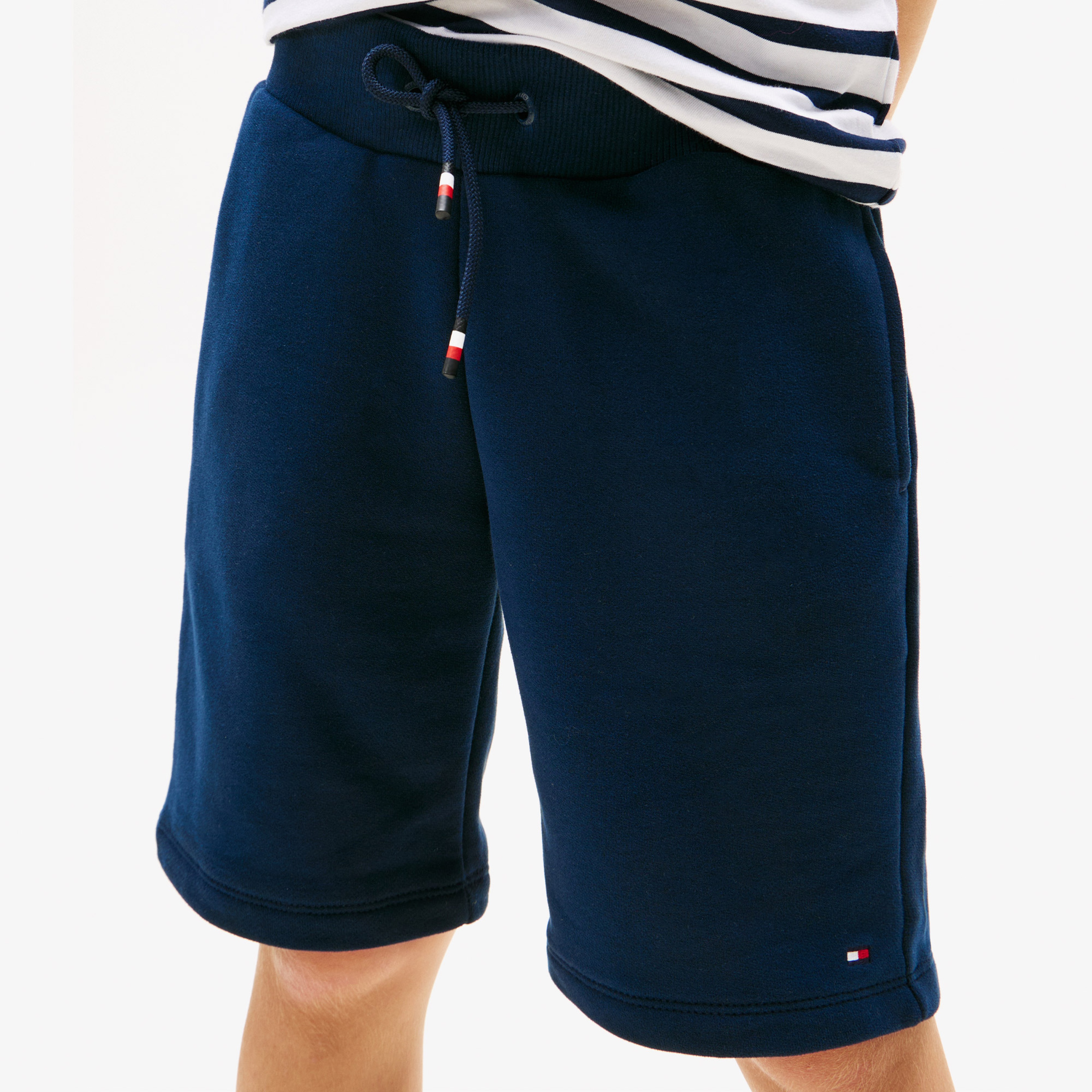 Tommy Hilfiger Çocuk Beyaz/Lacivert Şort Takım