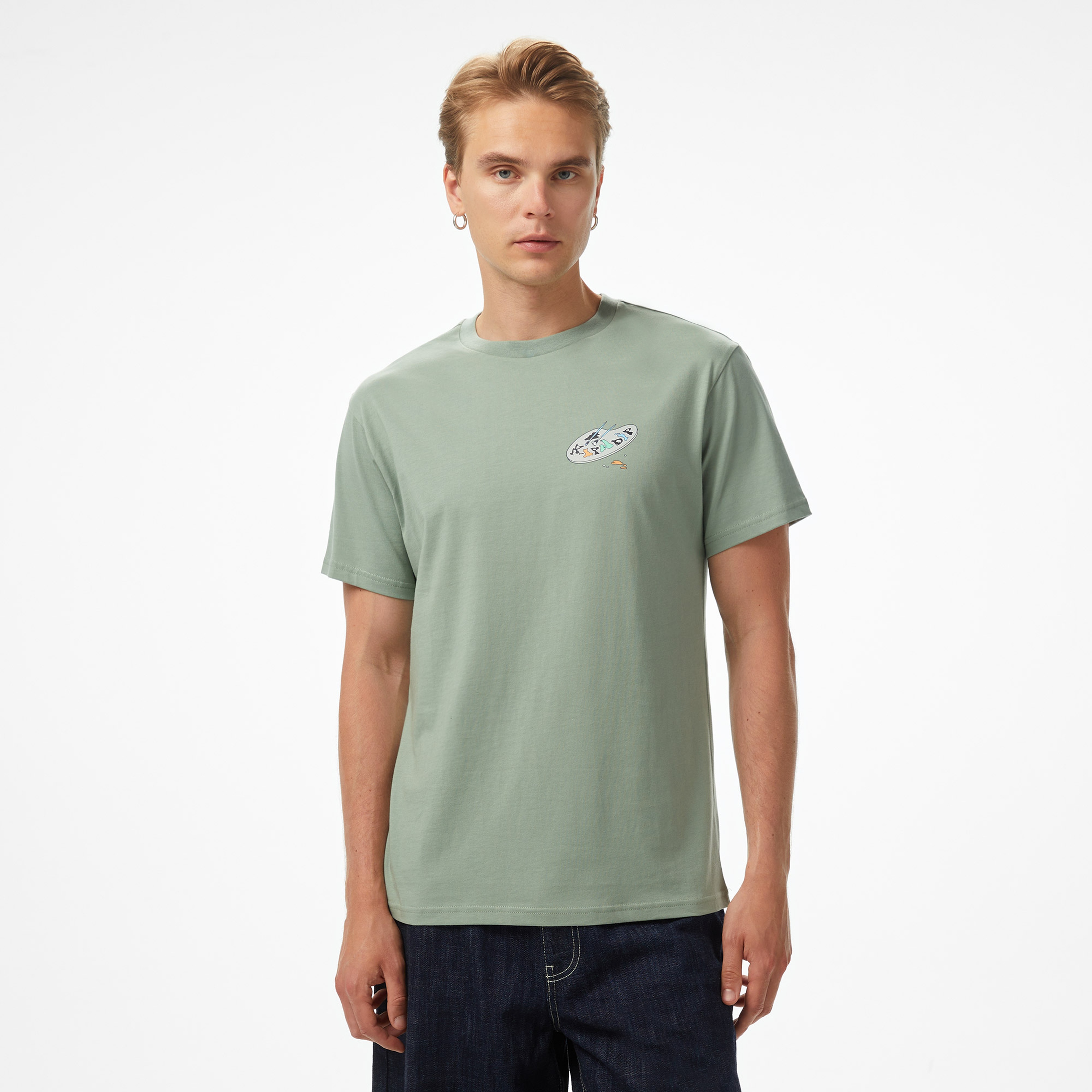 Ripndip Art Club Erkek Yeşil T-Shirt