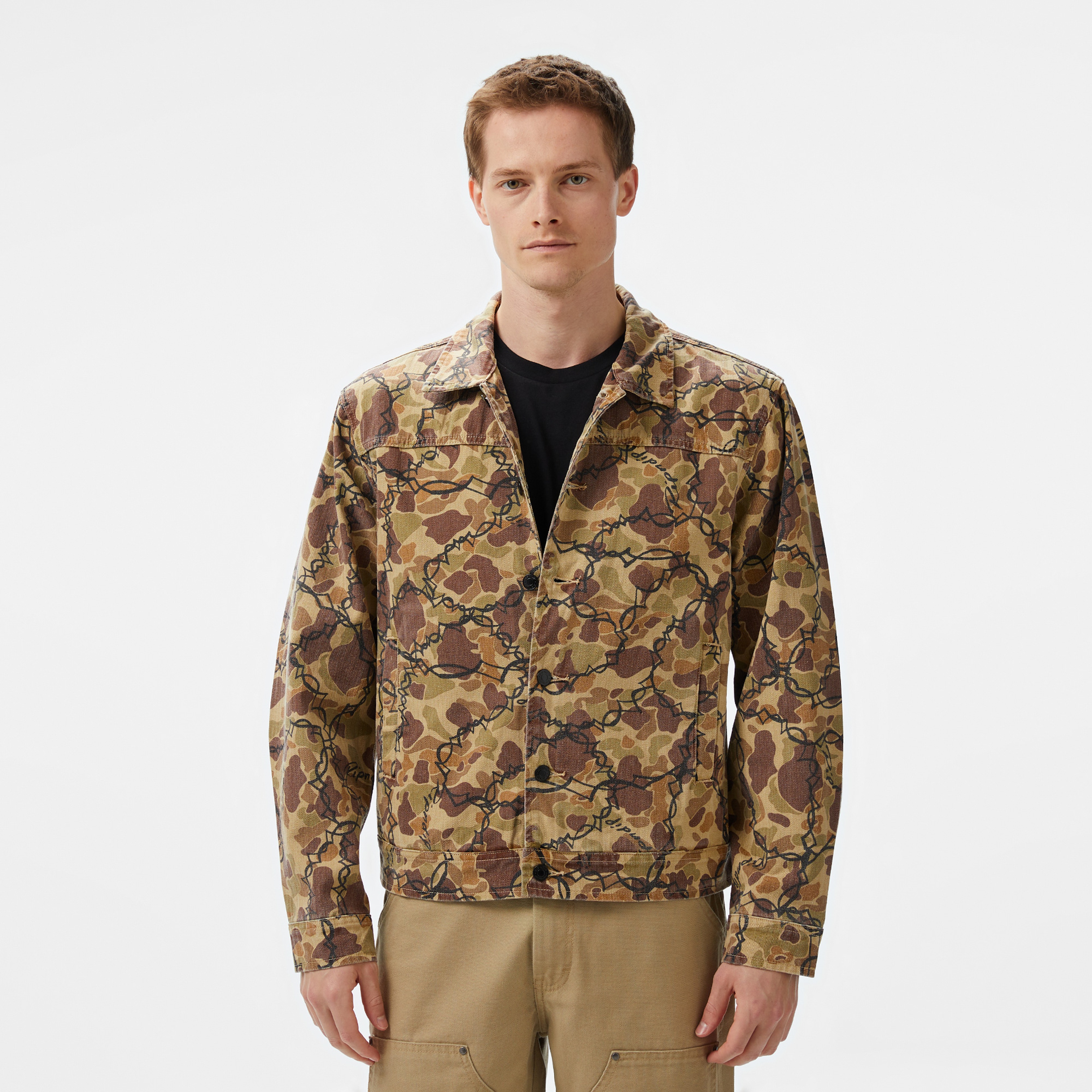 Ripndip Wired Button Up Erkek Kahverengi Ceket