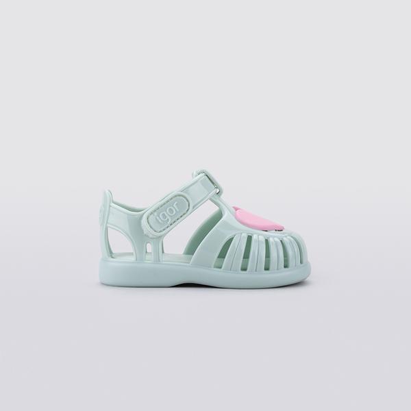 Igor Tobby Gloss Love Bebek Yeşil Sandalet