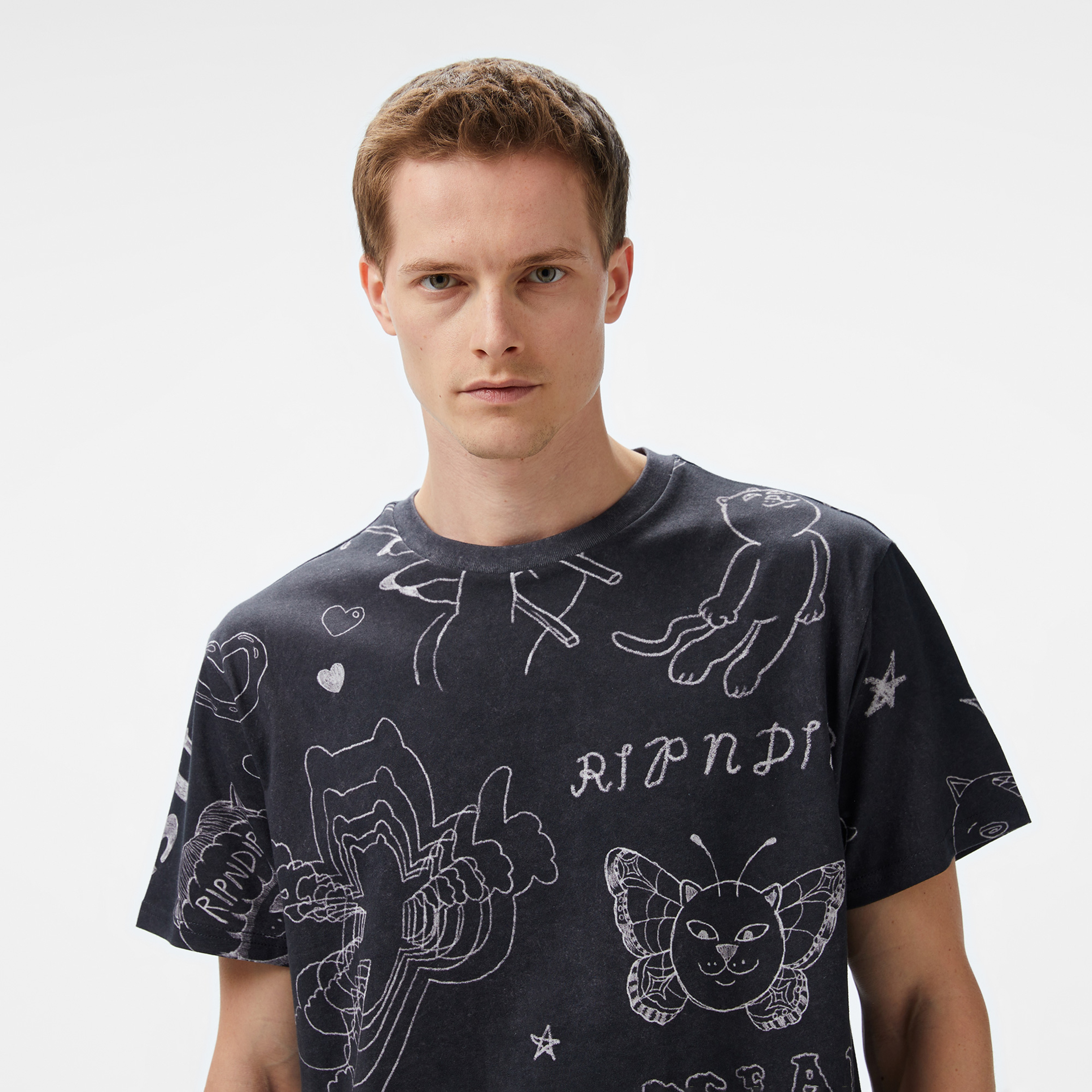 Ripndip Nermal Domination Erkek Siyah T-Shirt