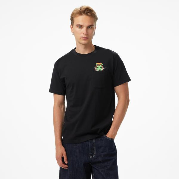 Ripndip Smoking Rasta Alien Erkek Siyah T-Shirt