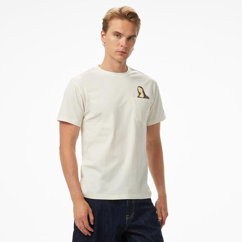 Ripndip Nermalisa Pocket Erkek Beyaz Tişört