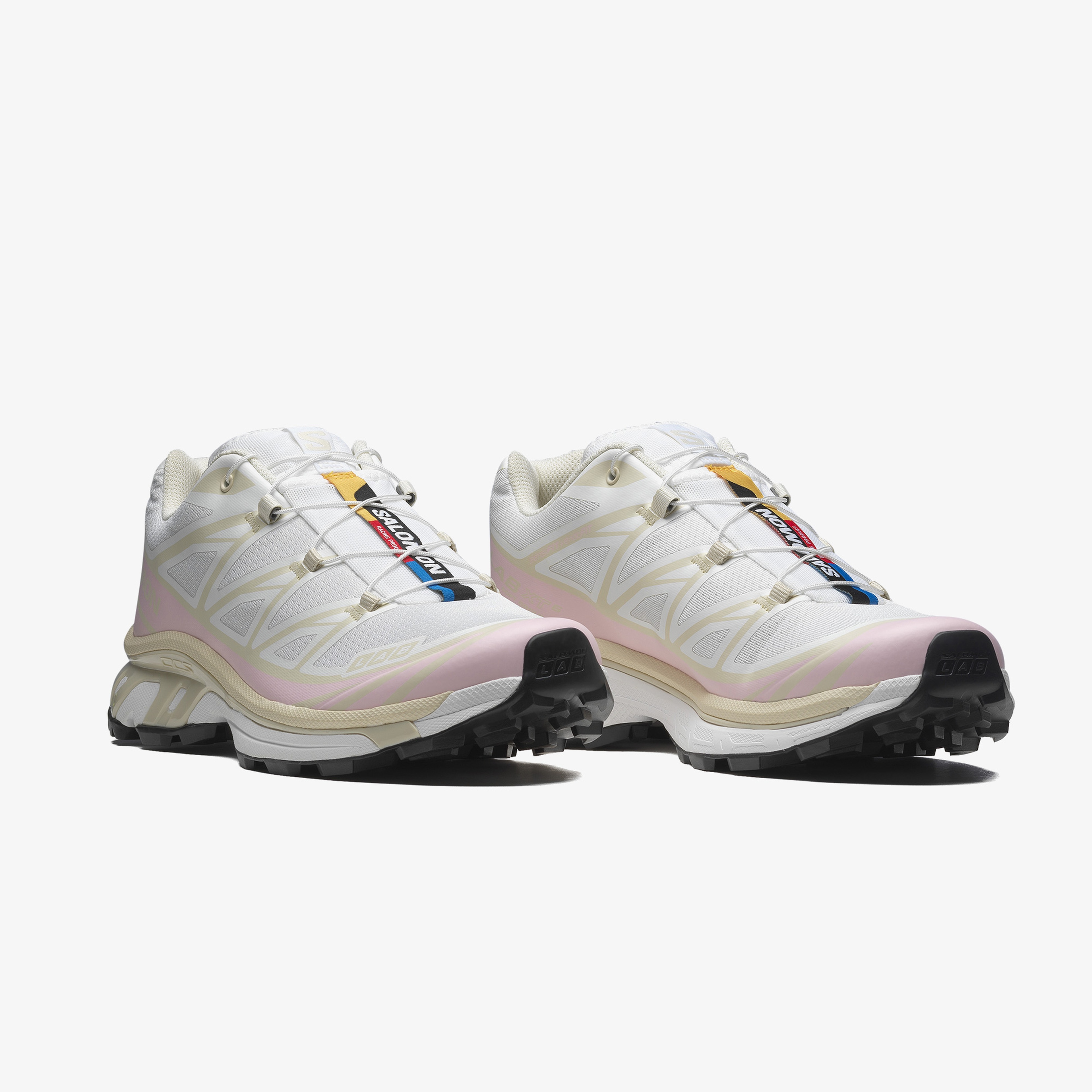 Salomon XT-6 Kadın Beyaz/Gold/Pembe Spor Ayakkabı