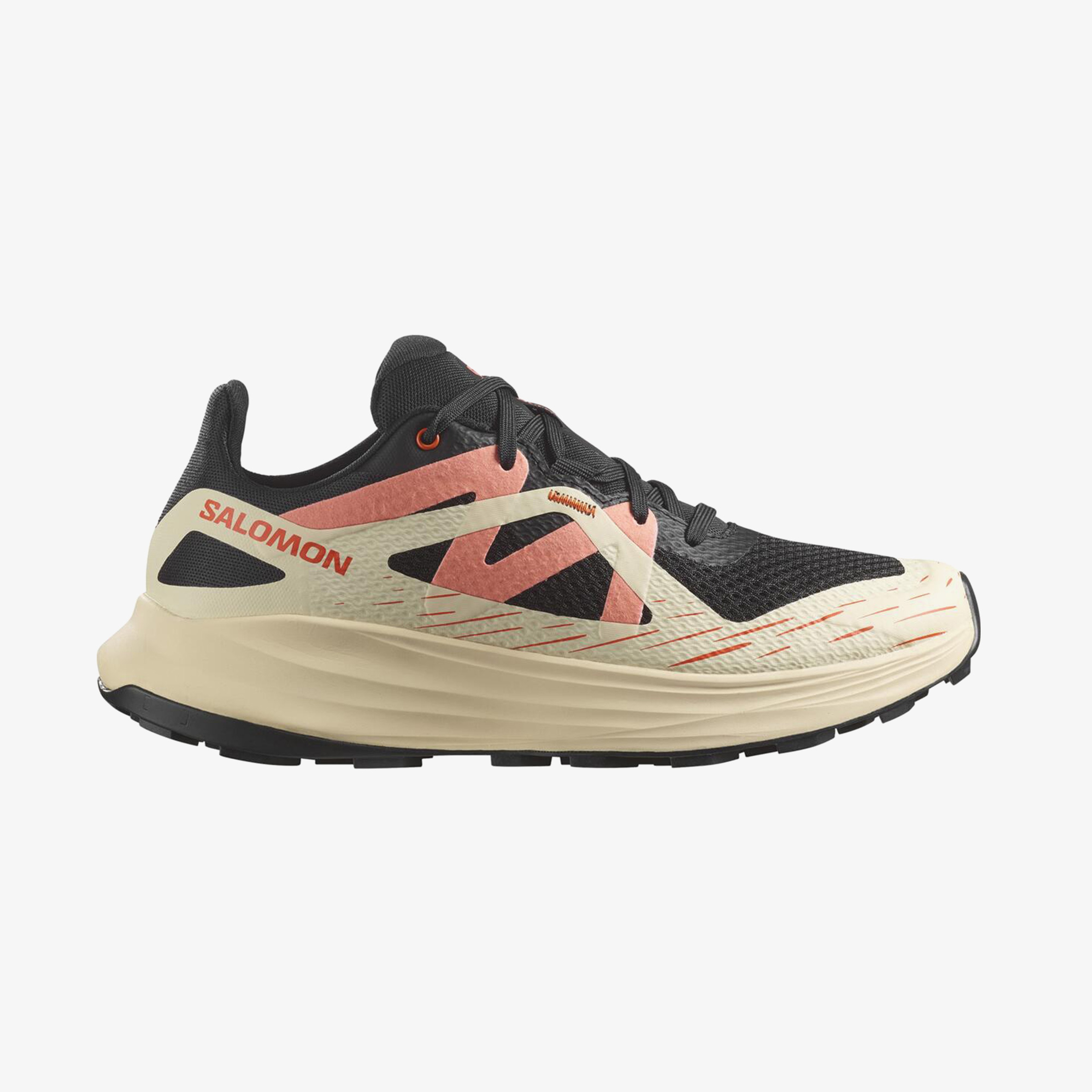 Salomon Ultra Flow Kadın Bej/Siyah Koşu Ayakkabısı