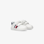 Tommy Hilfiger Flag and Hook Loop Bebek Beyaz Spor Ayakkabı