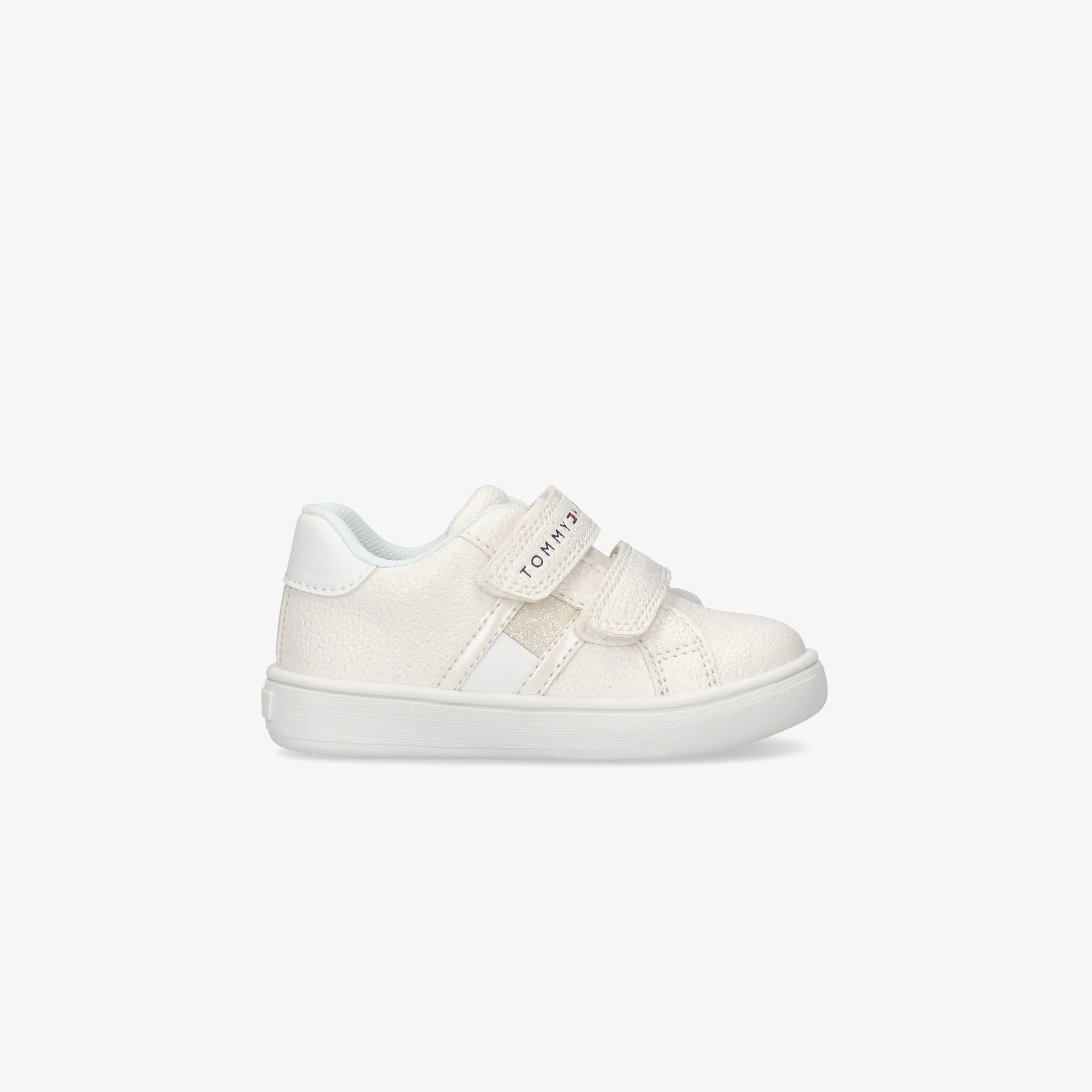 Tommy Hilfiger Flag Velcro Bebek Bej Spor Ayakkabı