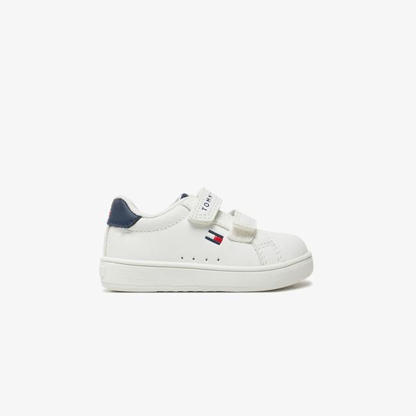 Tommy Hilfiger Flag Bebek Beyaz Spor Ayakkabı