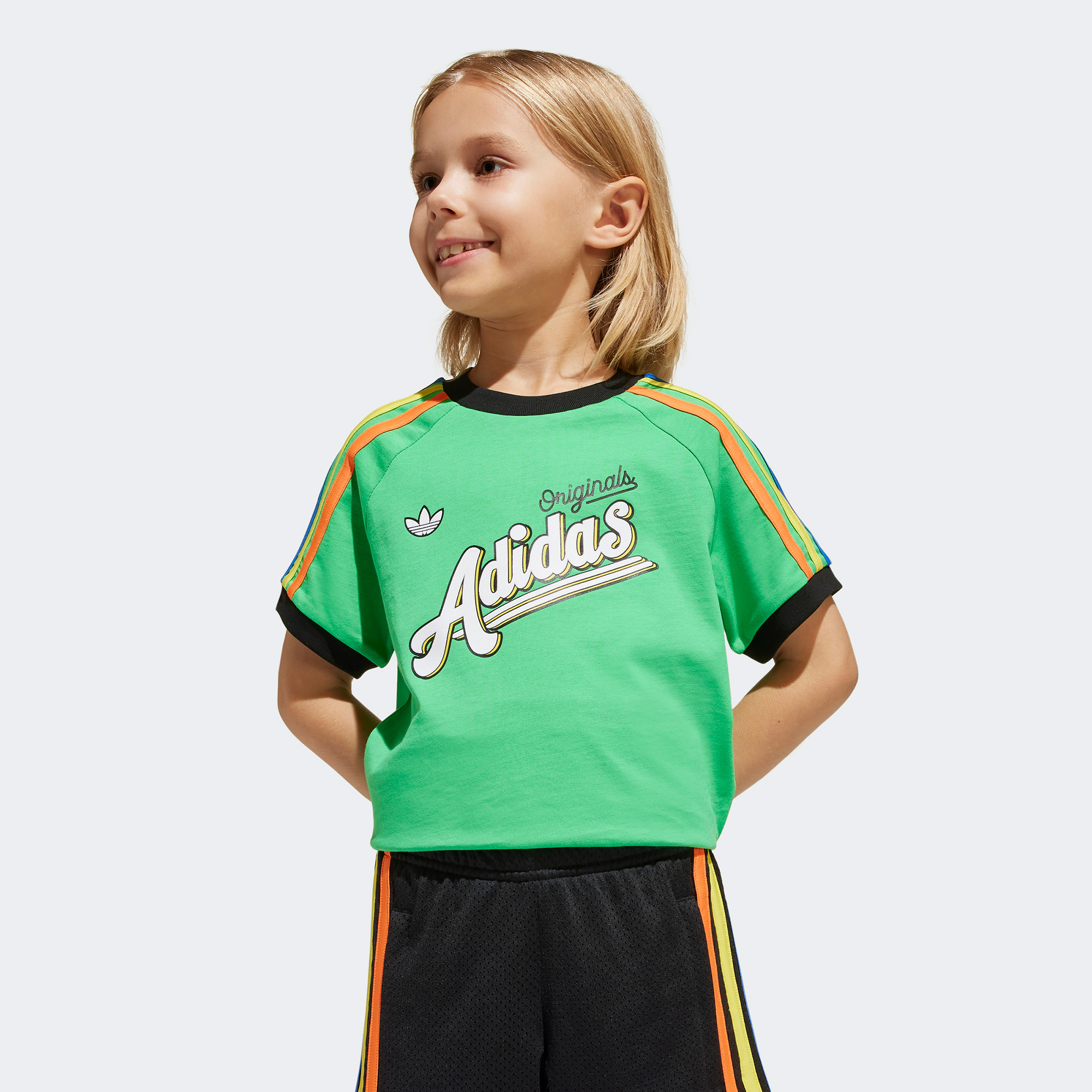 adidas Çocuk Yeşil Şort ve Tişört Takım