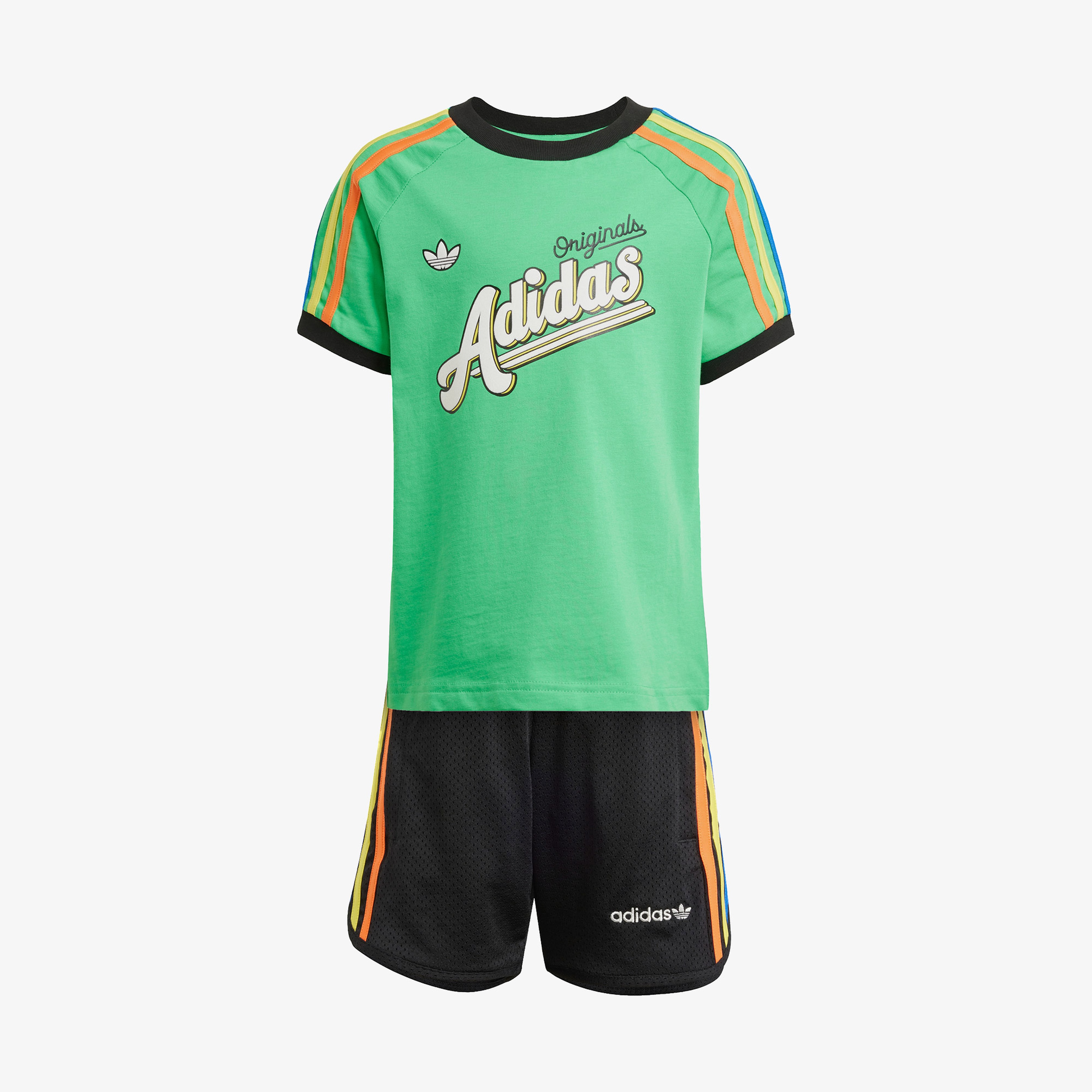 adidas Çocuk Yeşil Şort ve Tişört Takım