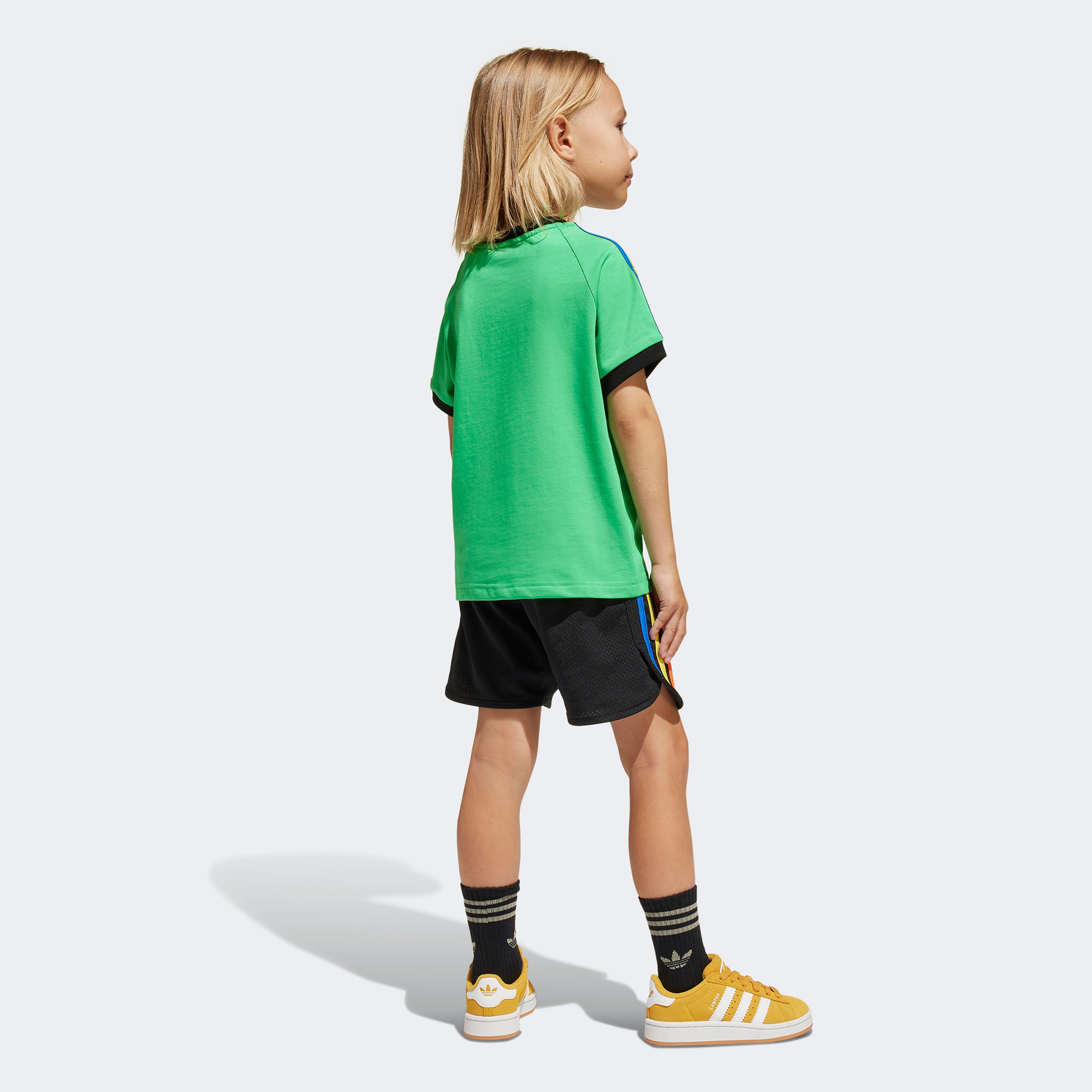 adidas Çocuk Yeşil Şort ve Tişört Takım