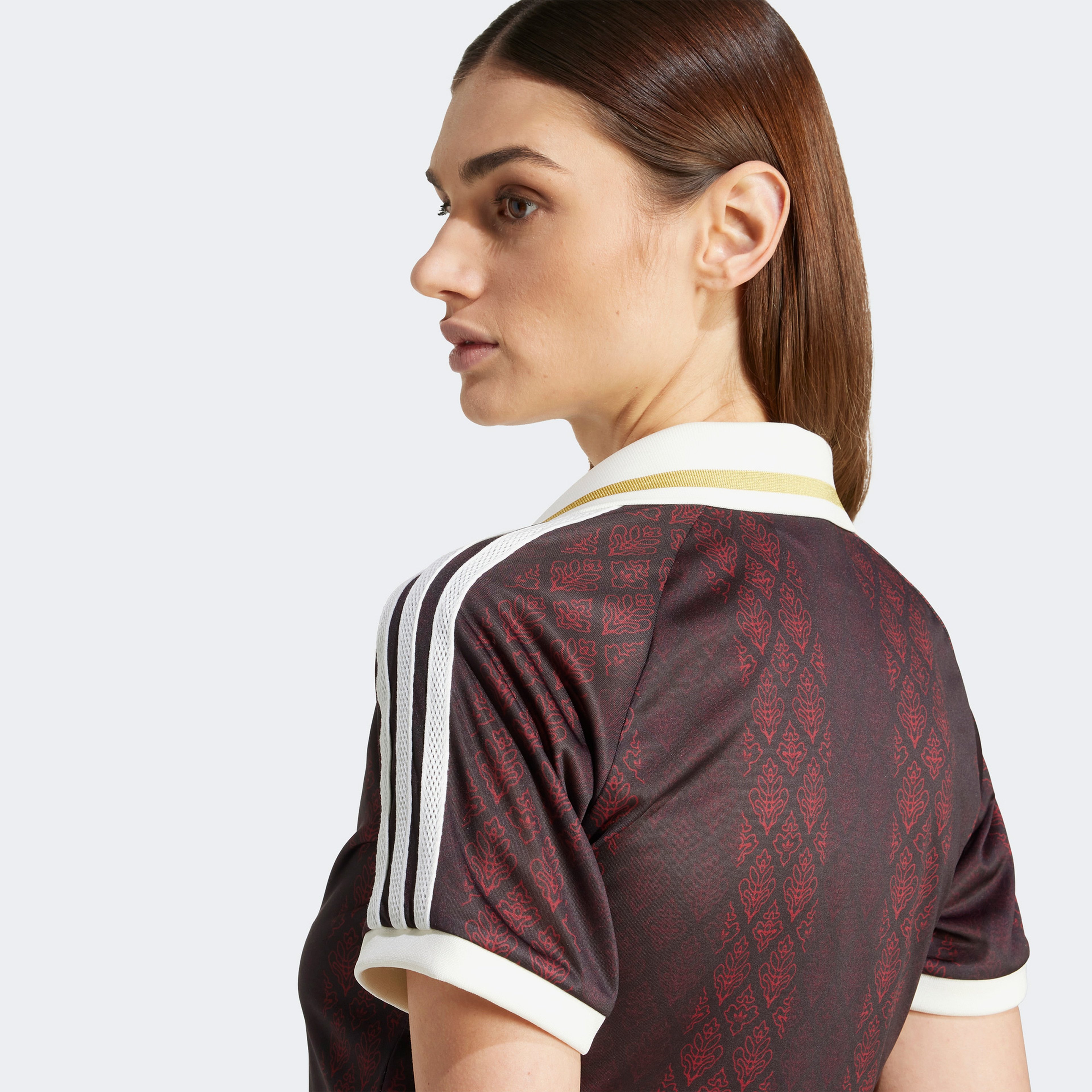 adidas Retro Sport Cricket Inspired Cropped Kadın Siyah Forma
