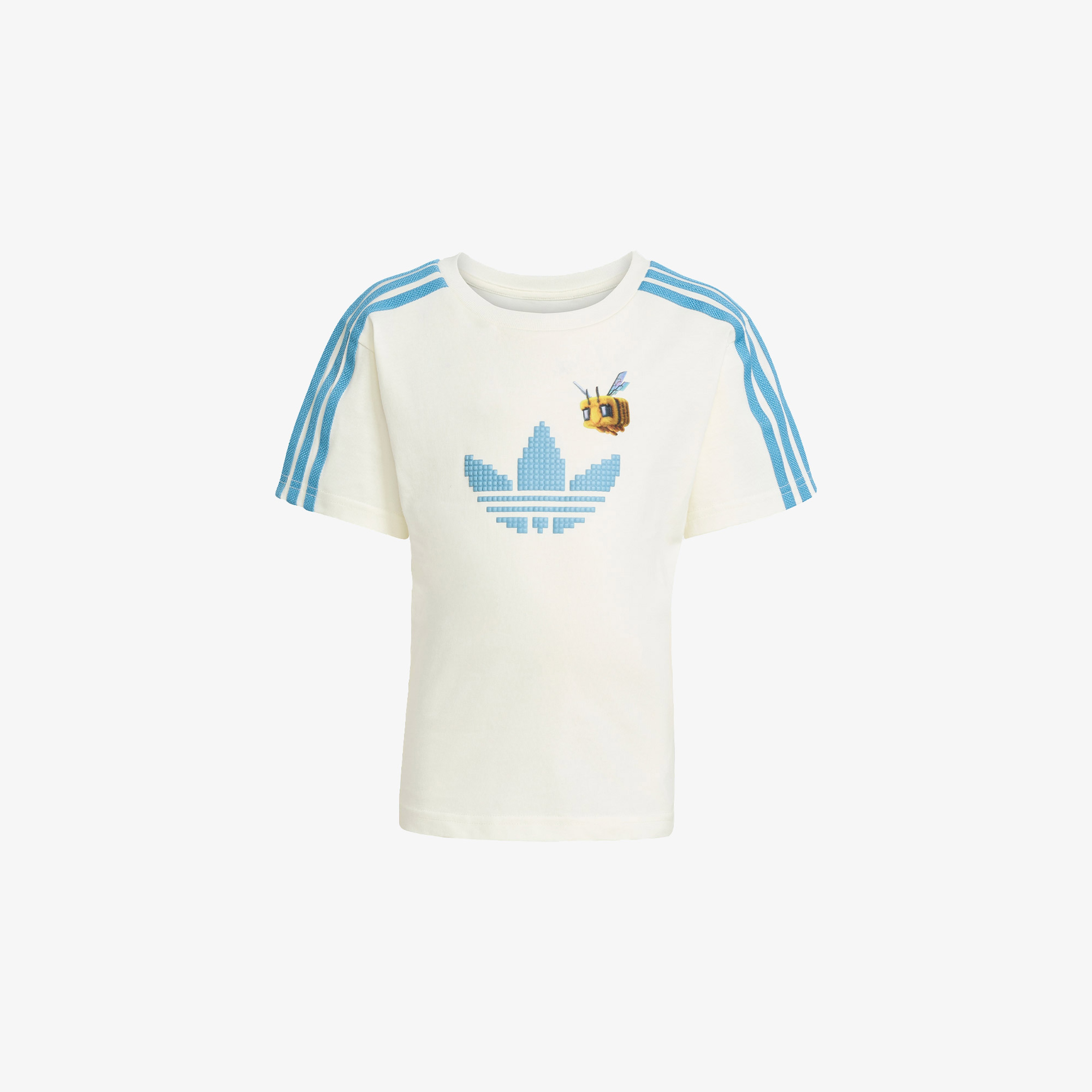 adidas Originals X Minecraft Çocuk Beyaz Şort Takım