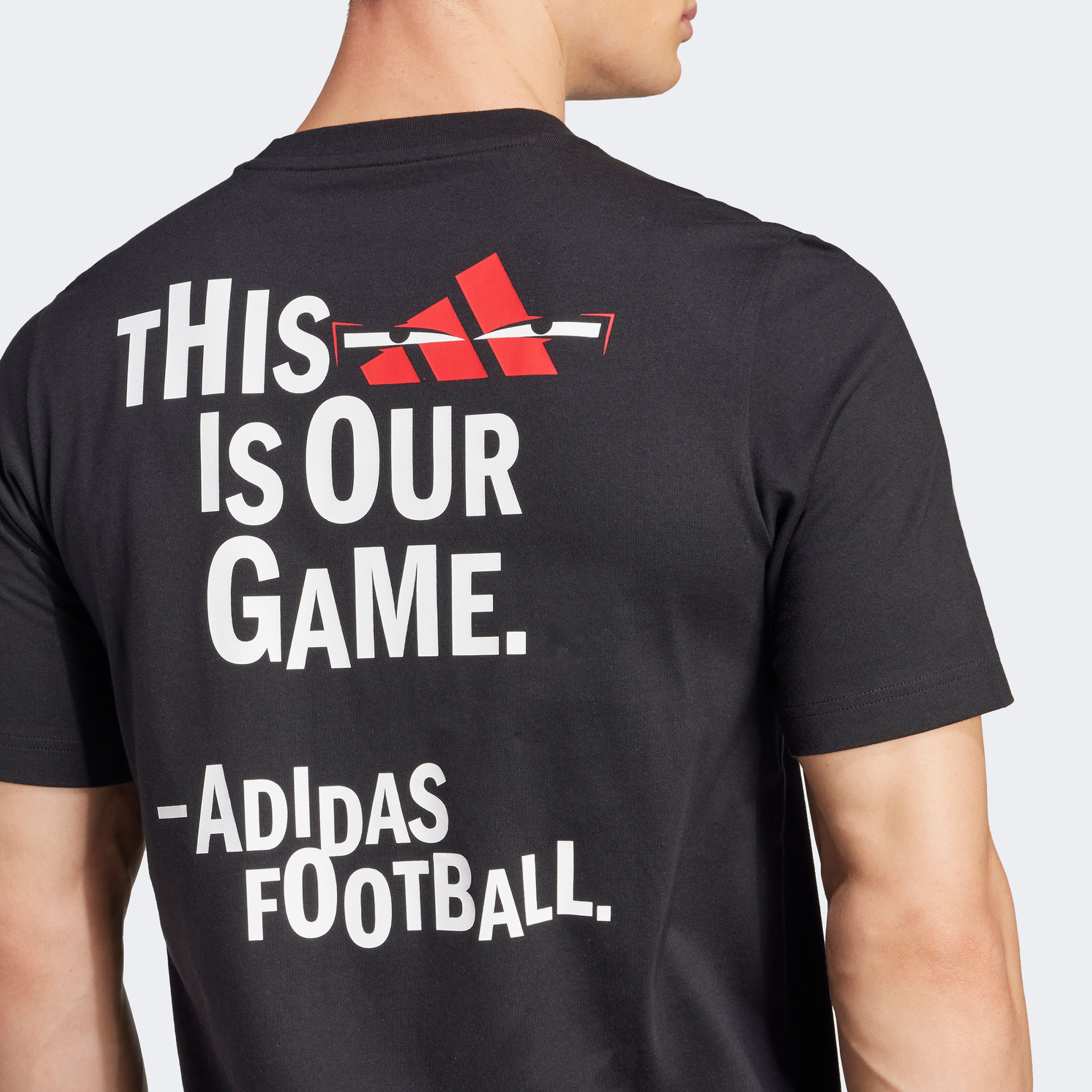 Adidas Fun Slogan Graphic Erkek Siyah Günlük T-Shirt