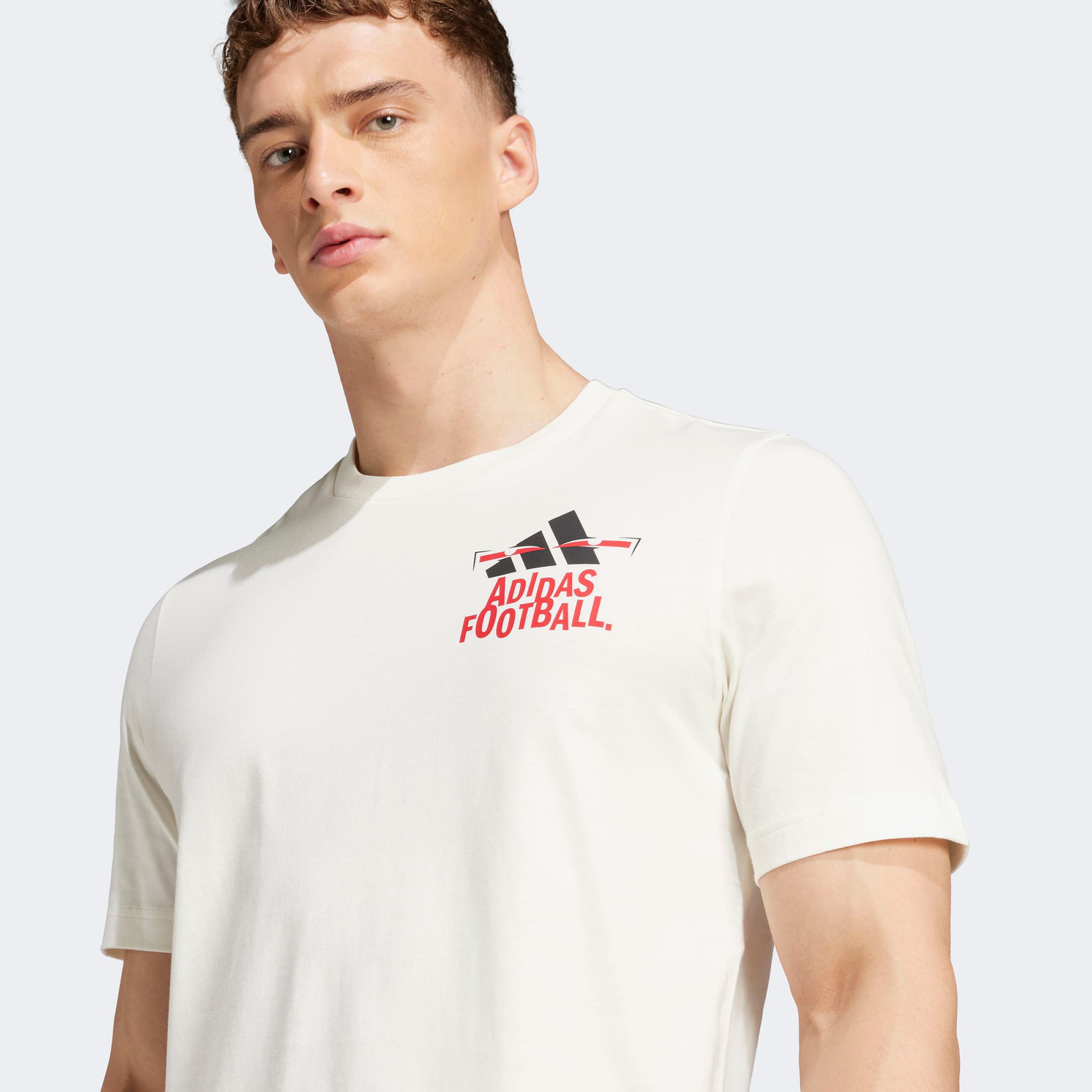 adidas Fun Slogan Erkek Beyaz T-Shirt