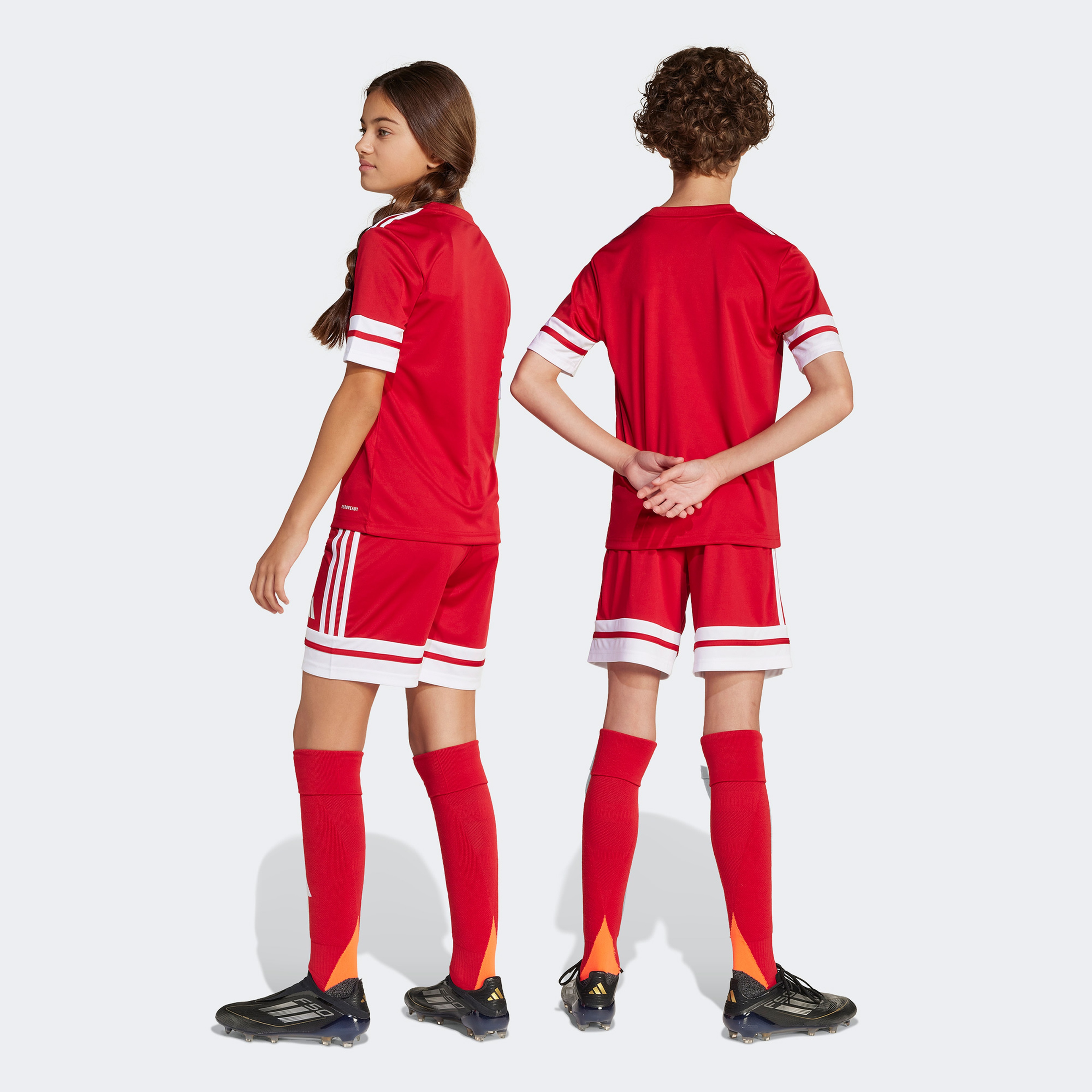 adidas Squadra 25 Çocuk Kırmızı Futbol Şortu