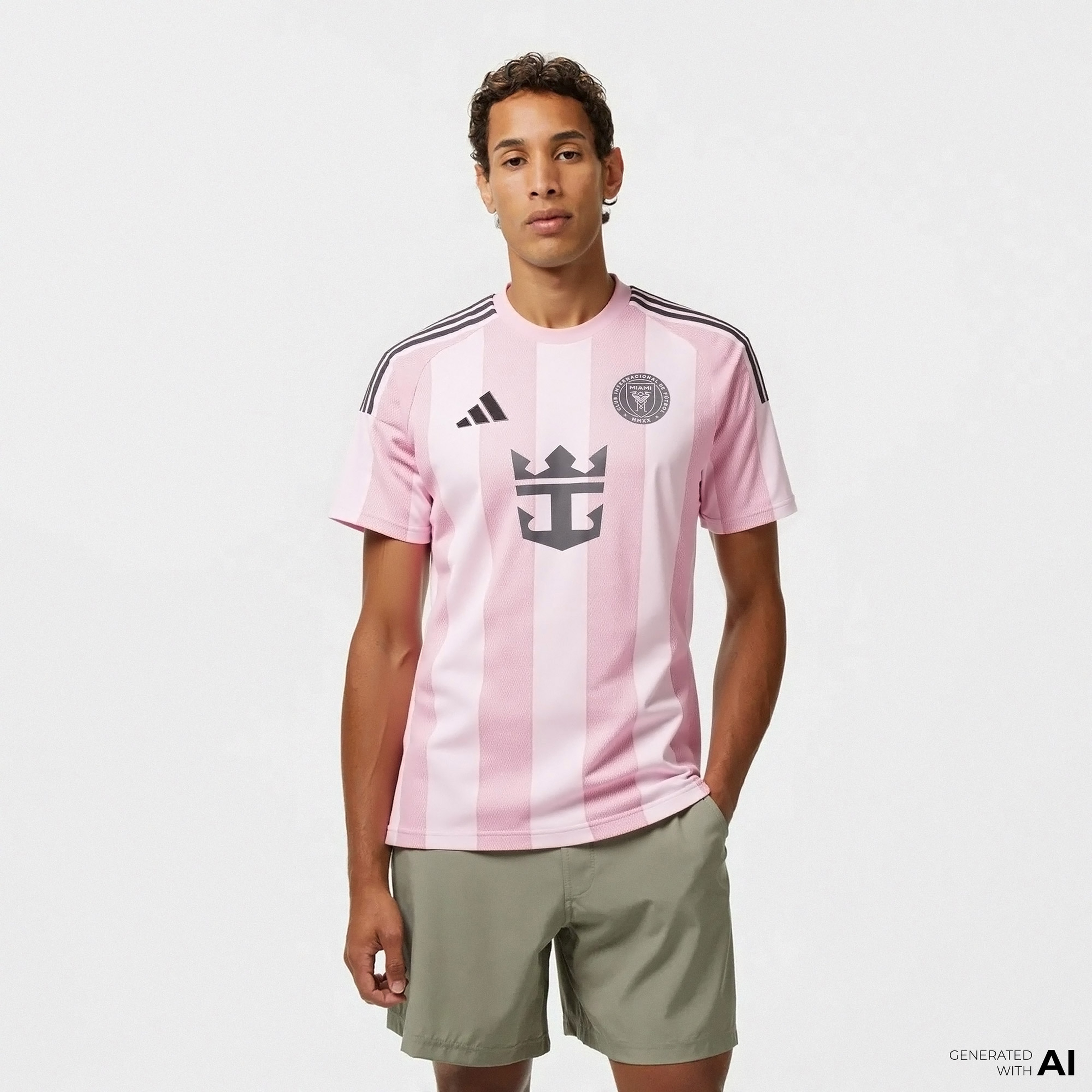 adidas Inter Miami Fc Erkek Pembe Futbol Forması