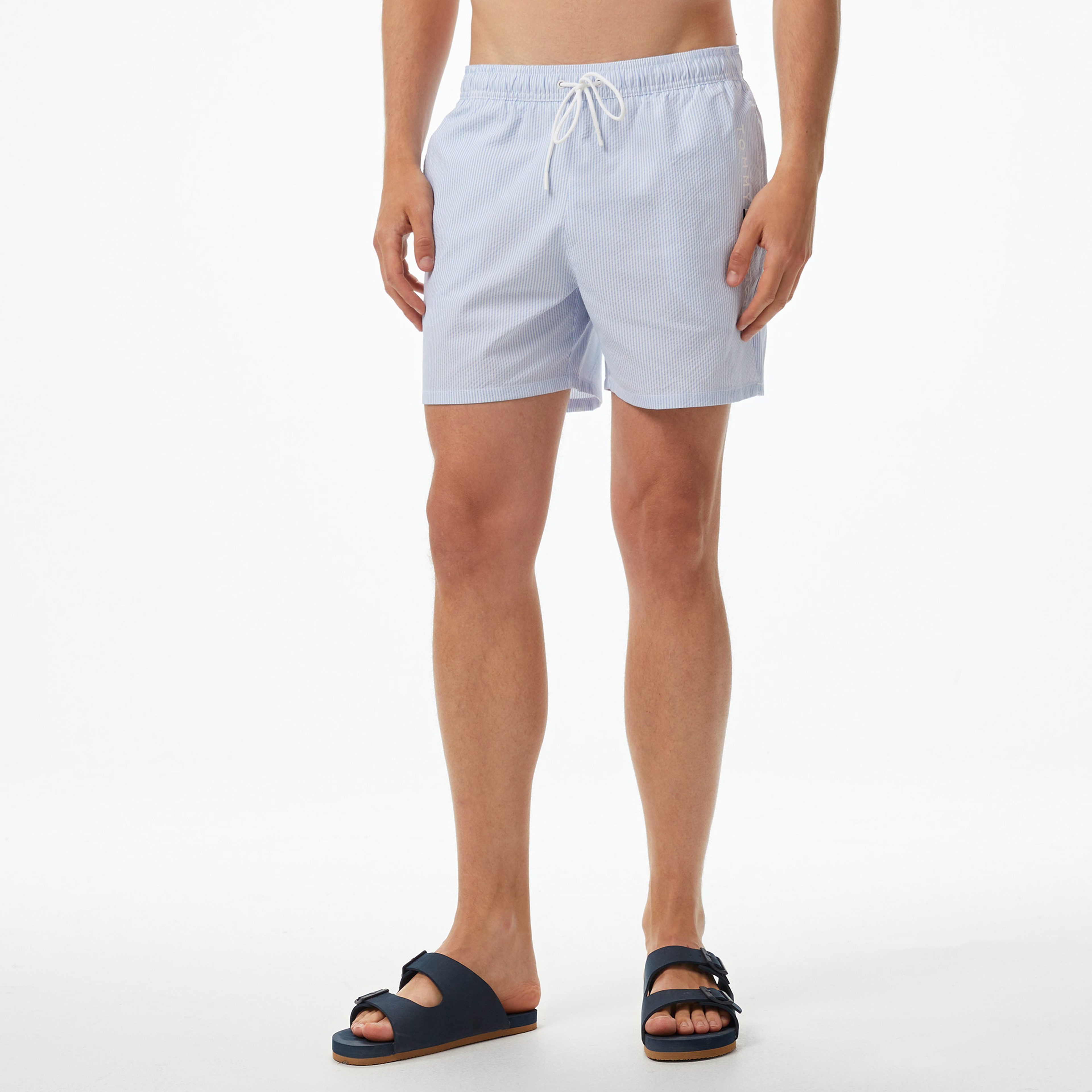 Tommy Hilfiger Medium Drawstring Erkek Mavi Mayo