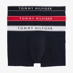 Tommy Hilfiger Lastikli Logolu Erkek Lacivert 3'lü Boxer