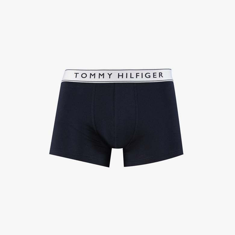 Tommy Hilfiger Lastikli Logolu Erkek Lacivert 3'lü Boxer