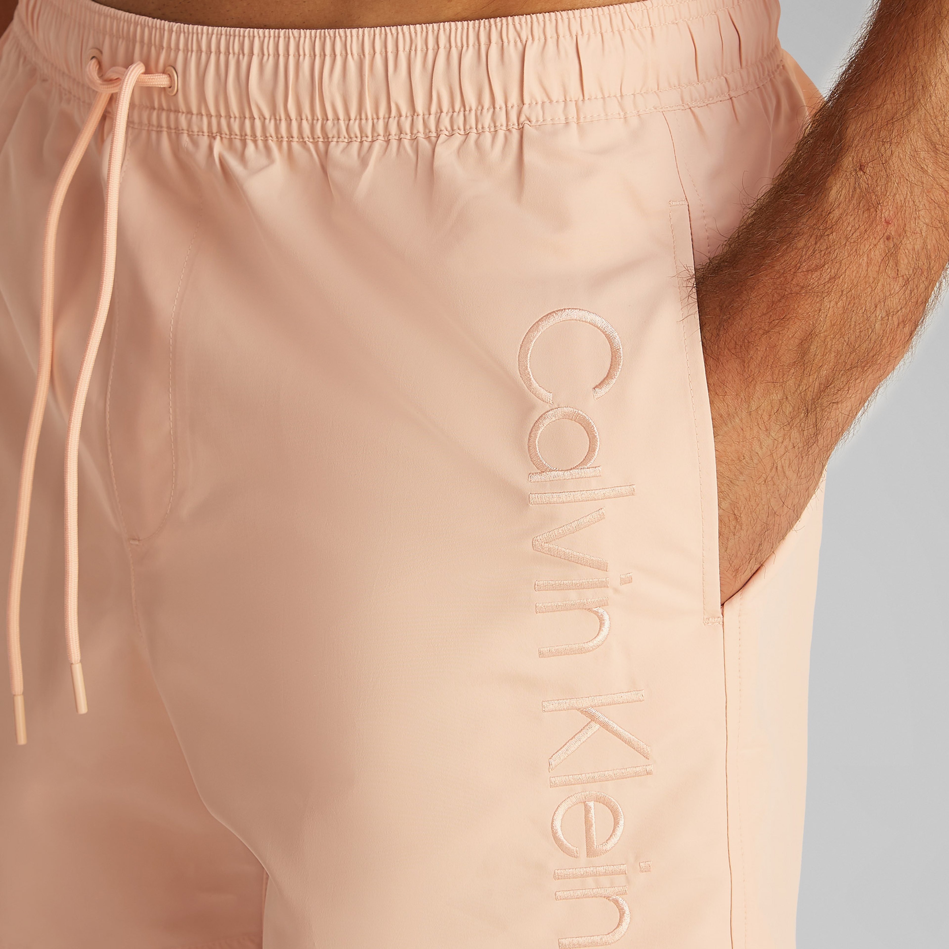 Calvin Klein Medium Drawstring Erkek Pembe Mayo