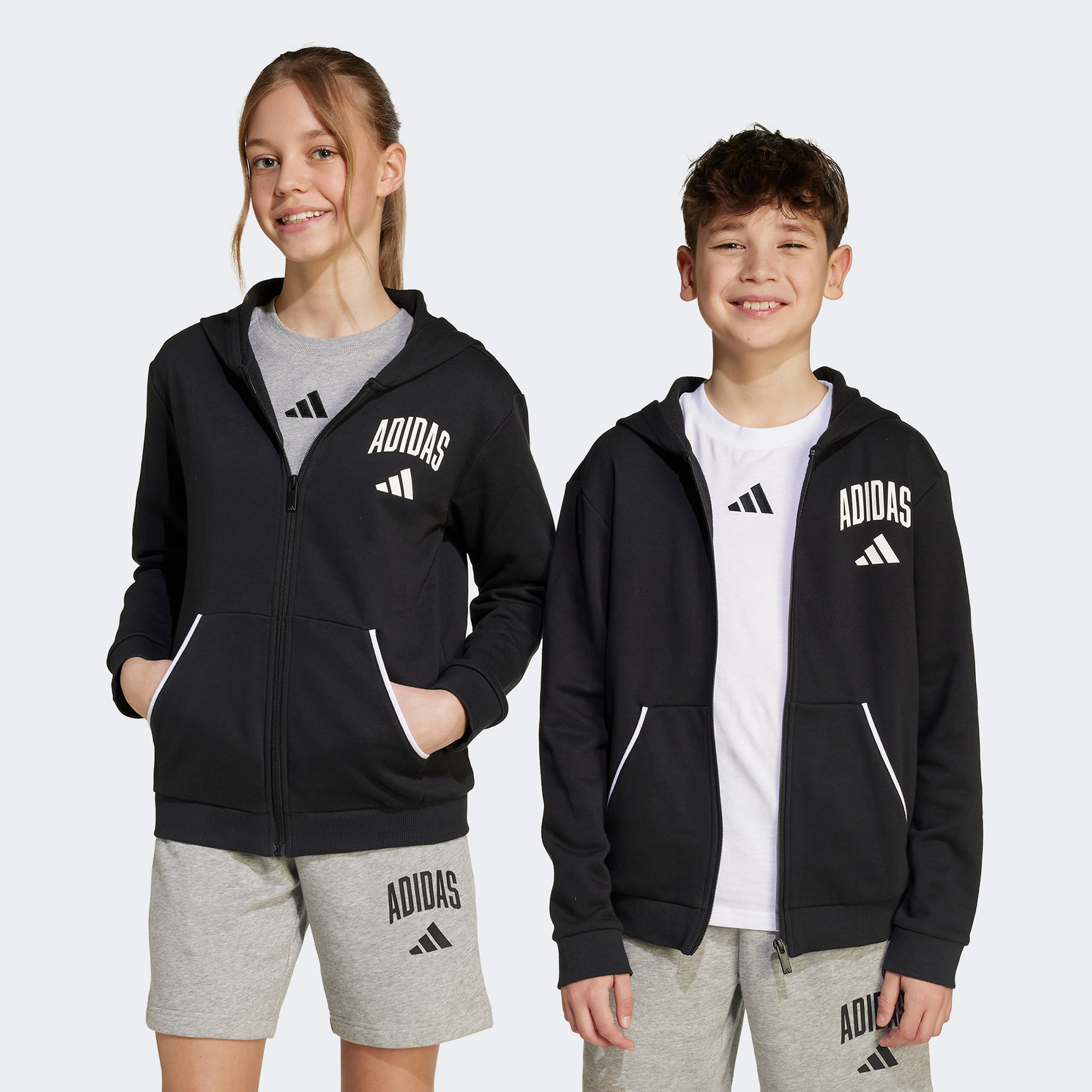adidas Seasonal Essentials Collegiate Çocuk Siyah Ceket