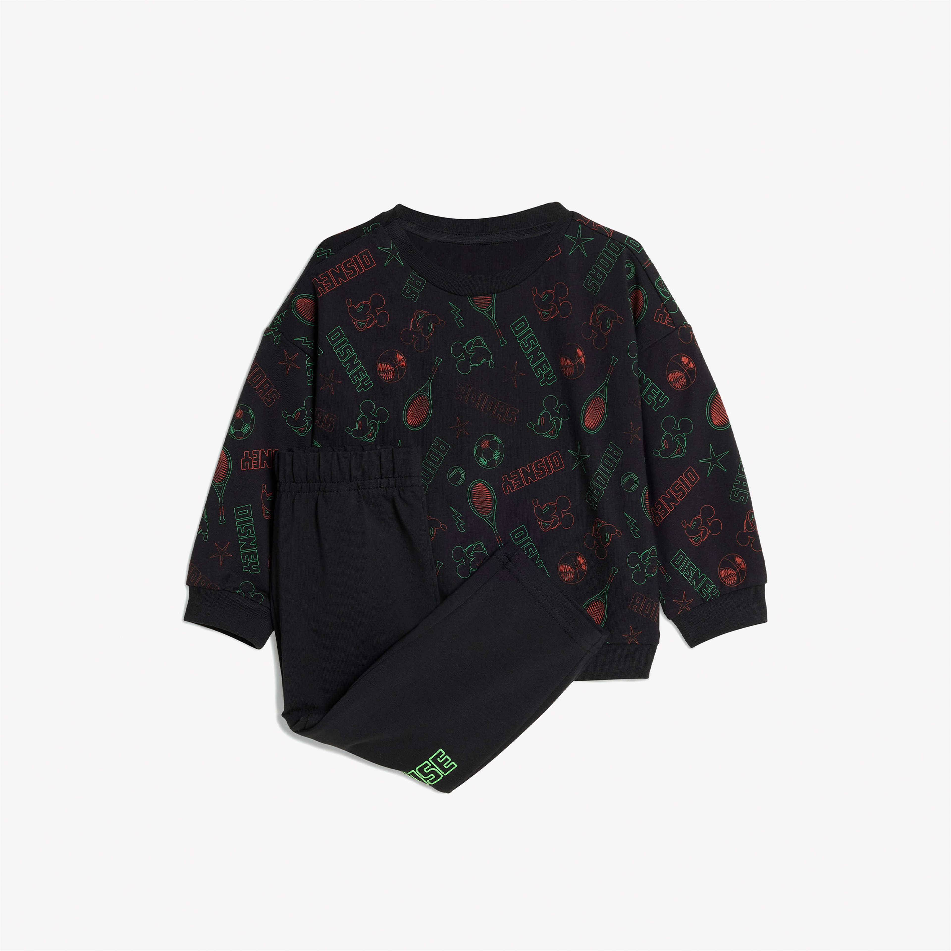 adidas Disney Mickey Mouse Bebek Siyah Eşofman Takımı