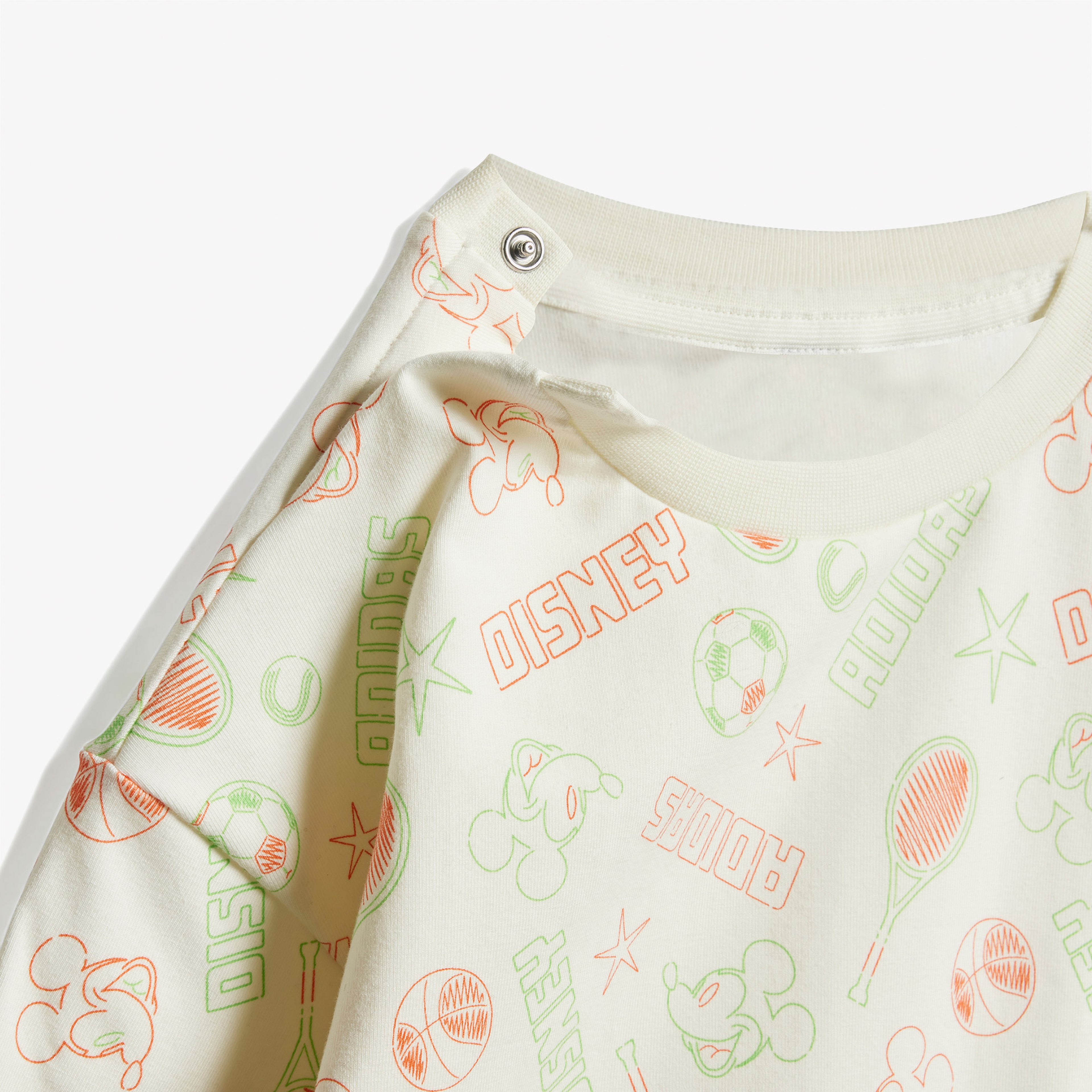 adidas Disney Mickey Mouse Bebek Beyaz Eşofman Takımı