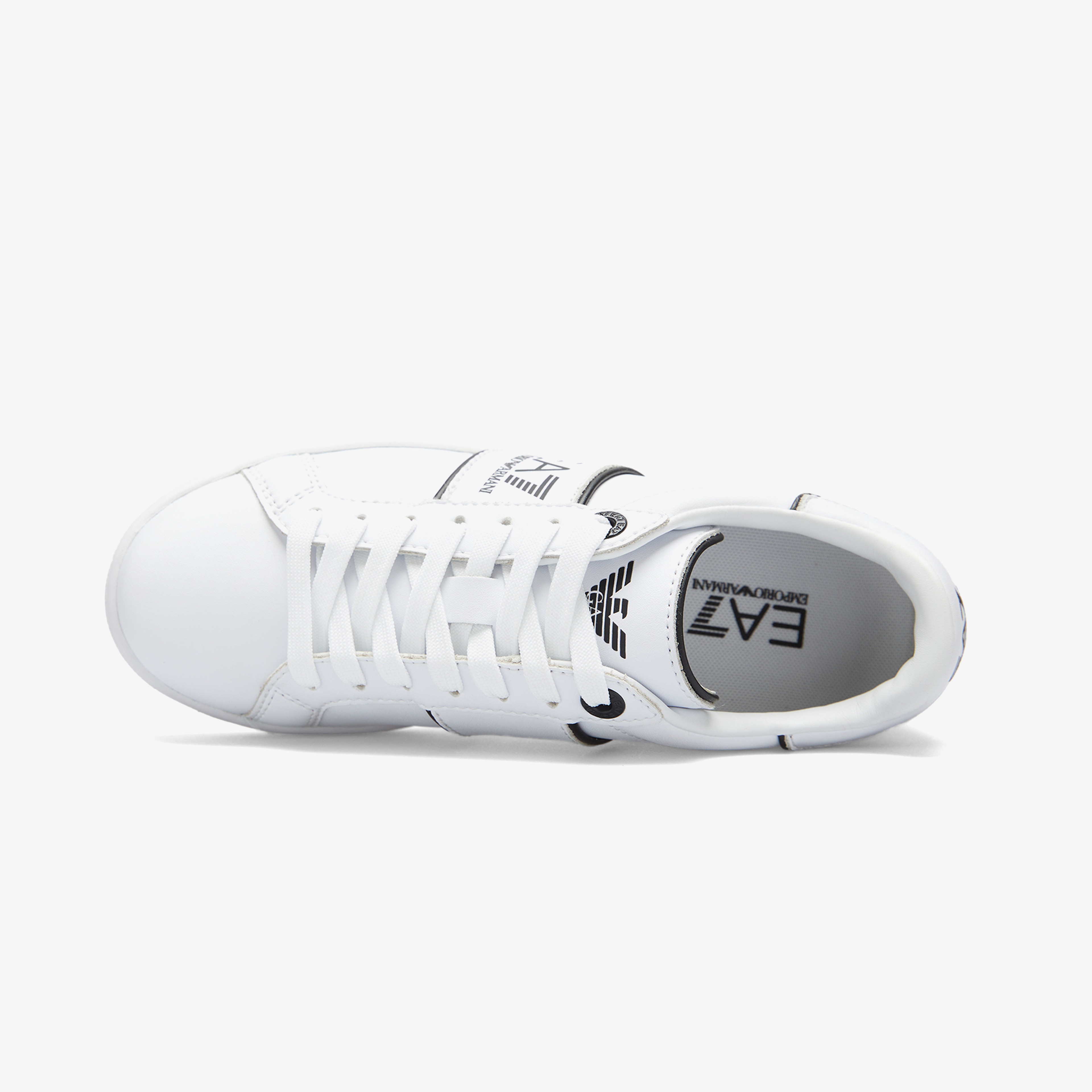 Emporio Armani Classic Logo Kadın Beyaz Sneaker